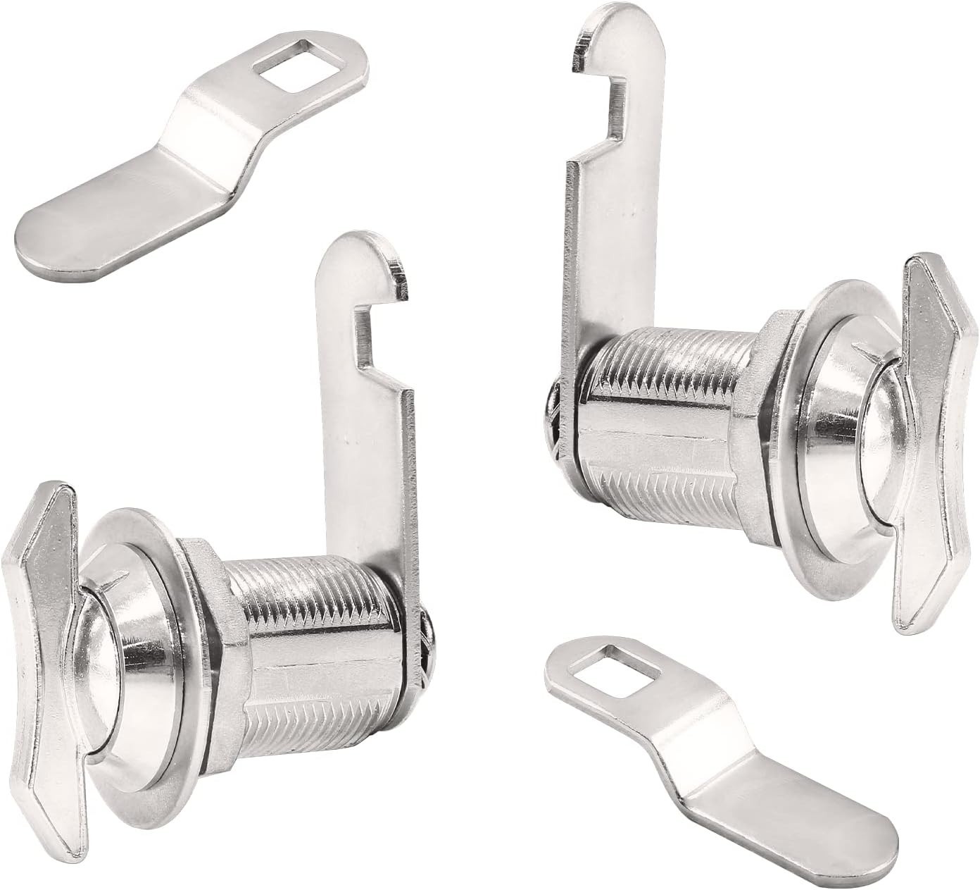 1inch Thumb Operated Offset Cam Lock 2 Pack Keyless Cabinet Mailbox Drawer Latch 1inch Thumb Operated Offset Cam Lock 2 Pack Keyless Cabinet Mailbox Drawer Latch