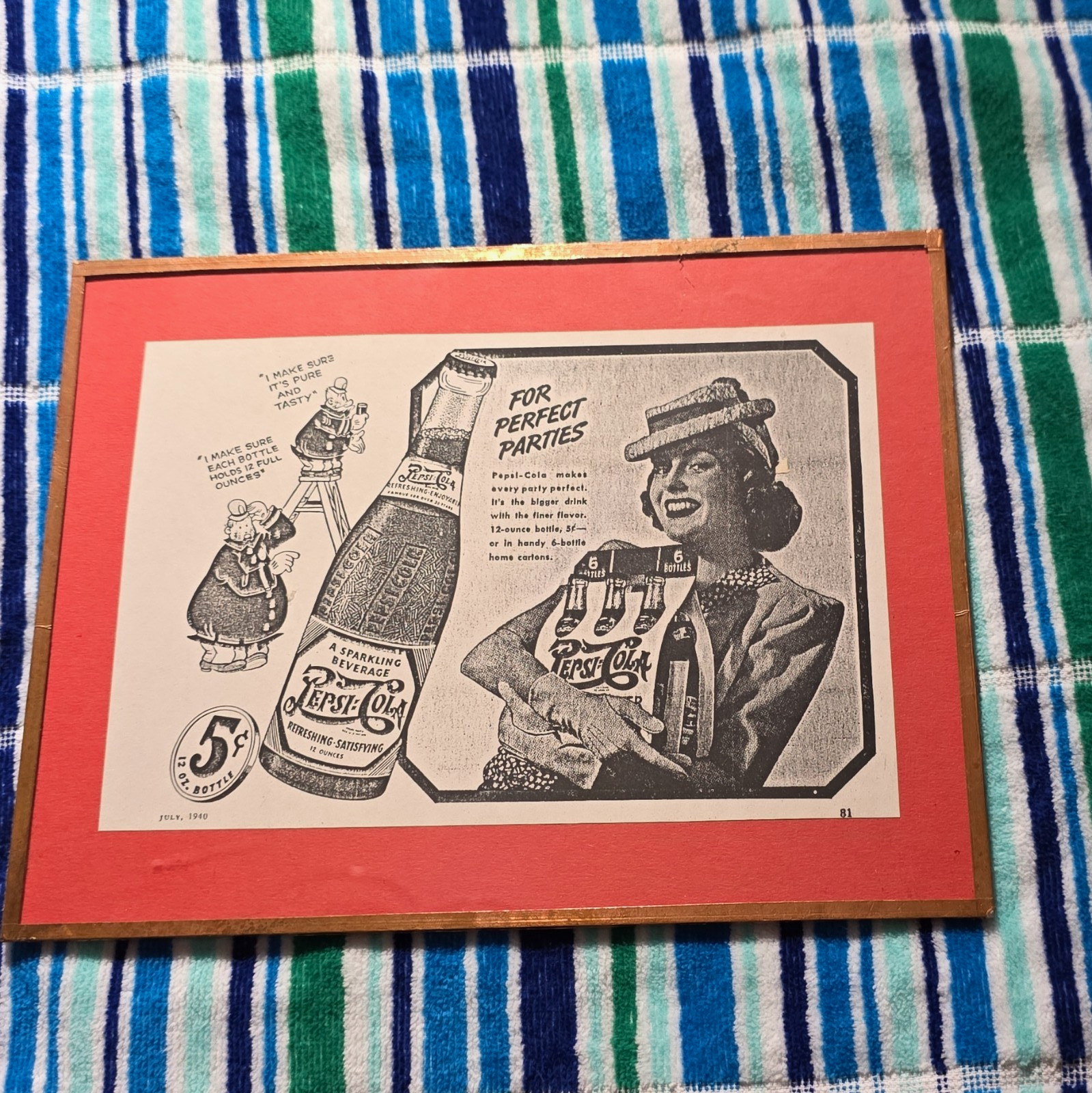 Pepsi Soda Print Ad 