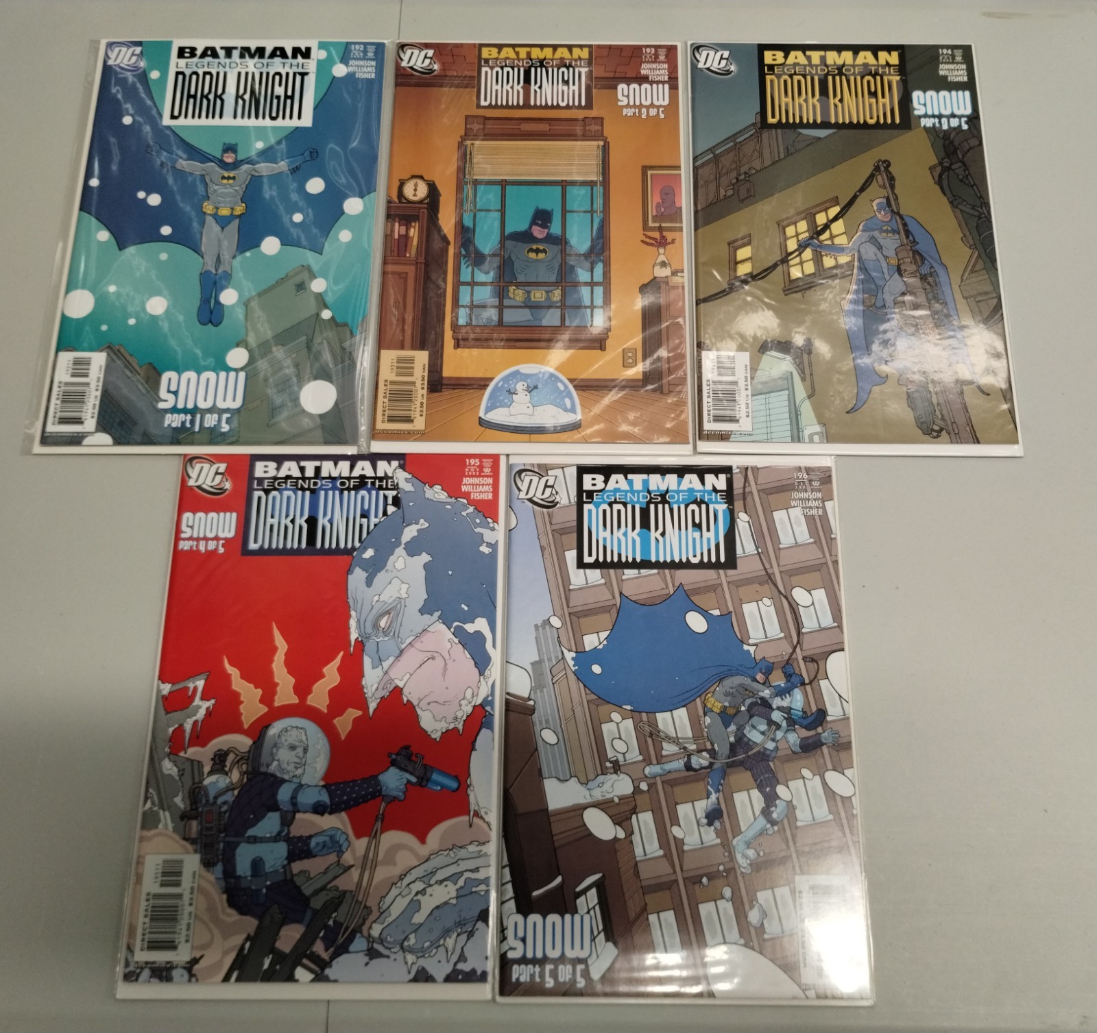 Batman: Legends of the Dark Knight (Lot of 5) Issues #192-196 DC (2005) SNOW