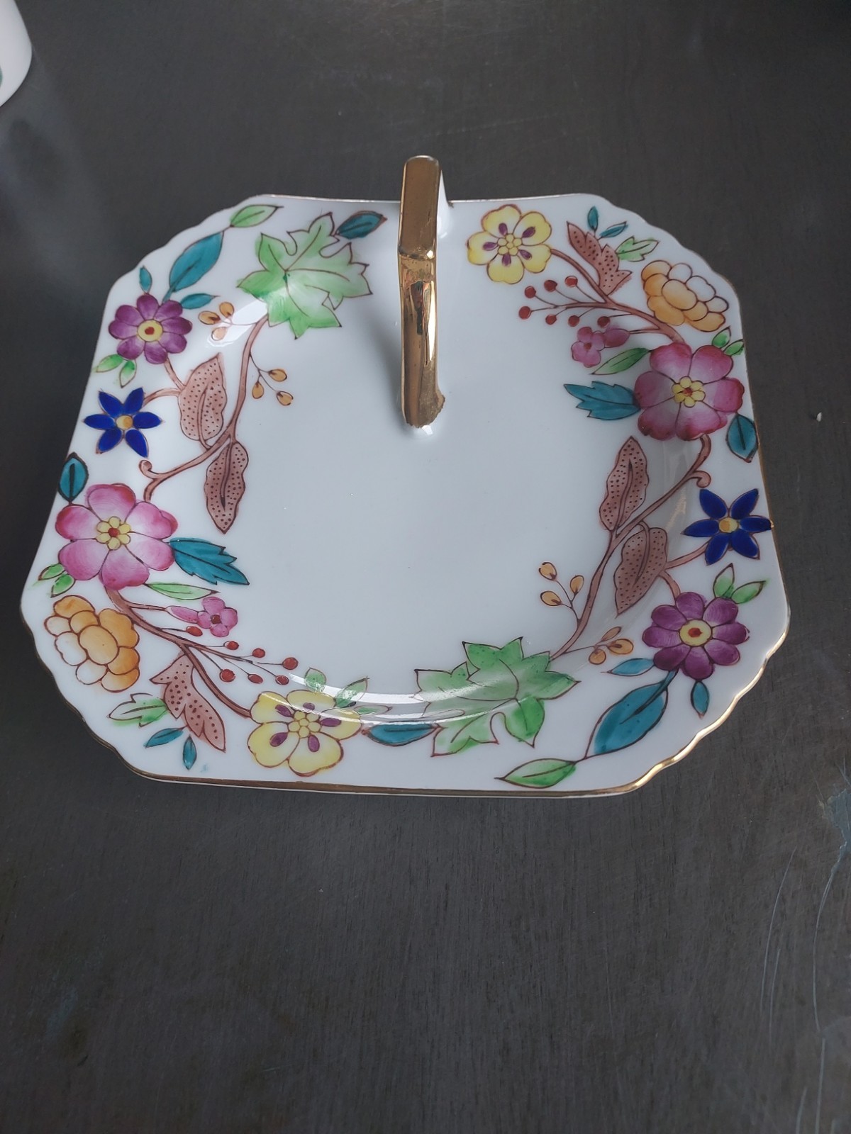 Occupied Japan Rosetti Porcelain Trinket Dish 5.25\