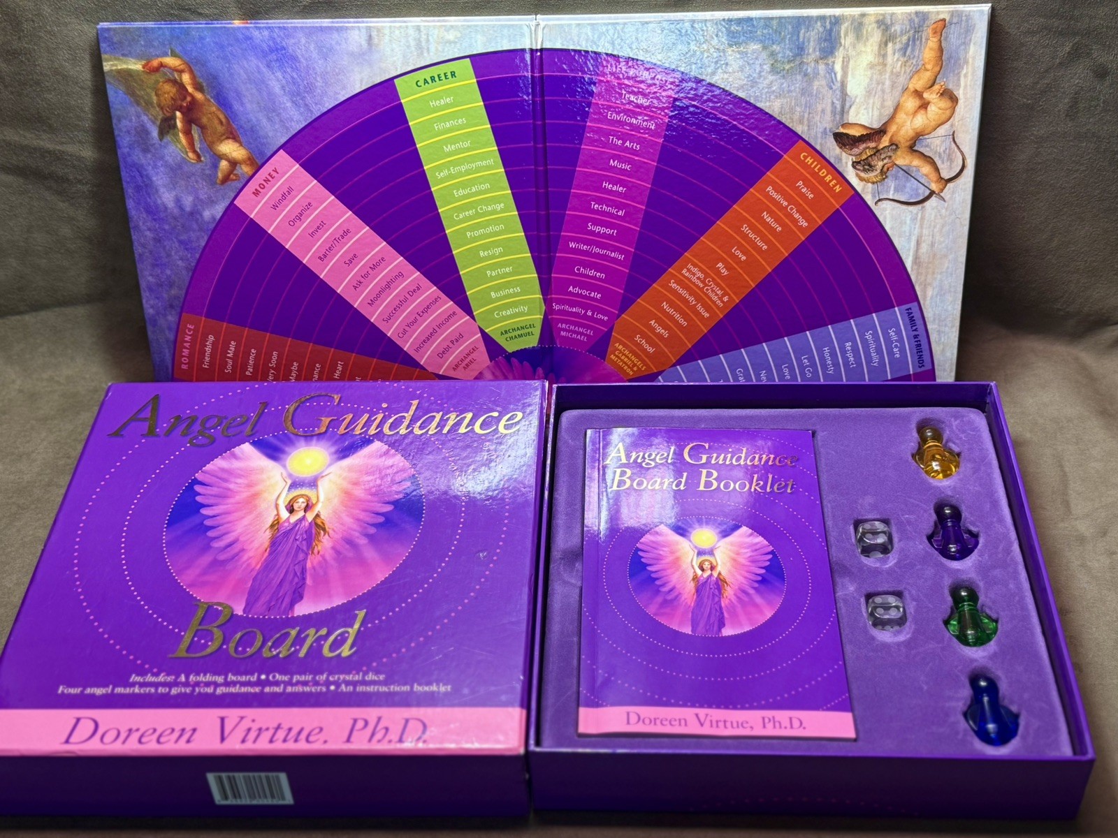 Doreen Virtue Angel Guidance Board Complete Oracle Divination Game 2004 Doreen Virtue Angel Guidance Board Complete Oracle Divination Game 2004