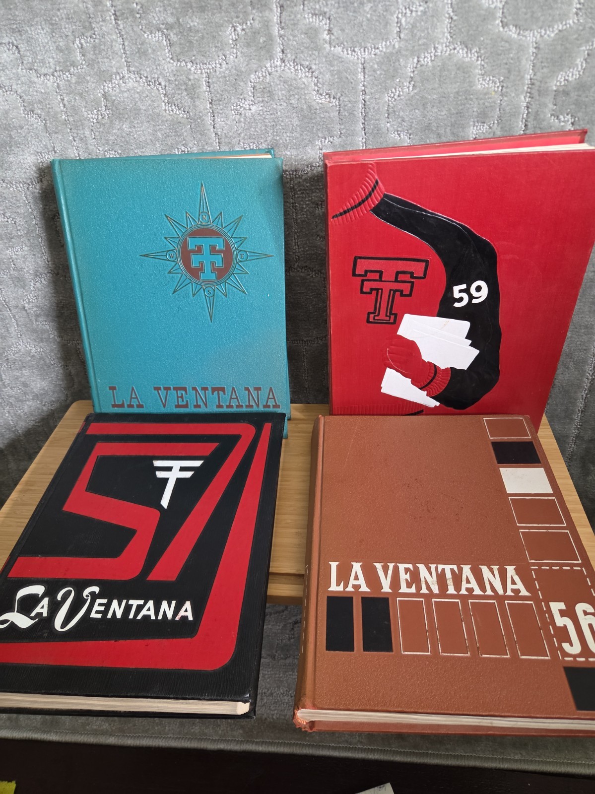 1956,57,58,59 Texas Tech Yearbook Red Raiders VTG La Ventana 19.00 Each 1956,57,58,59 Texas Tech Yearbook Red Raiders VTG La Ventana 19.00 Each