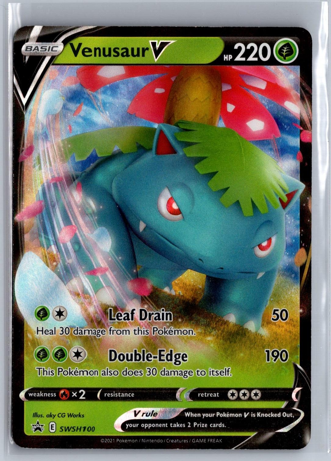 Venusaur V SWSH100 Holo LP
