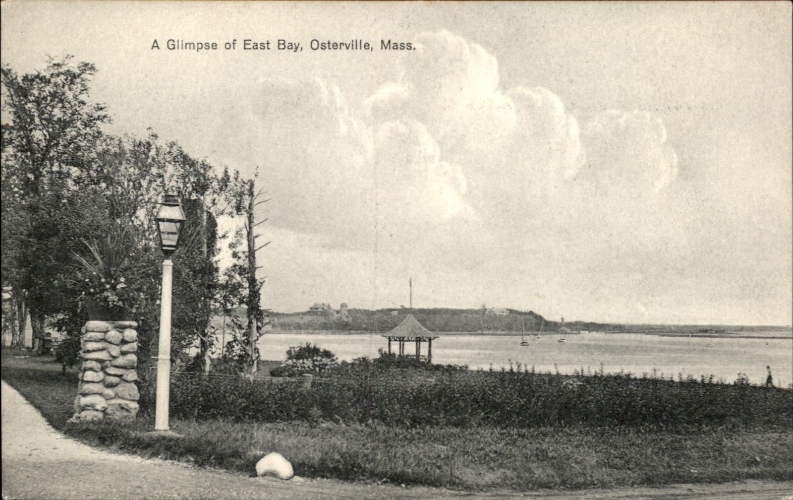 Osterville MA East Bay View c1900s-10s Vintage Postcard