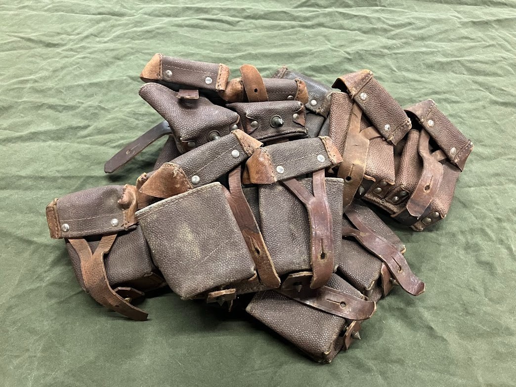 1 each, Russian Mosin Nagant double pocket ammo pouch 1 each, Russian Mosin Nagant double pocket ammo pouch