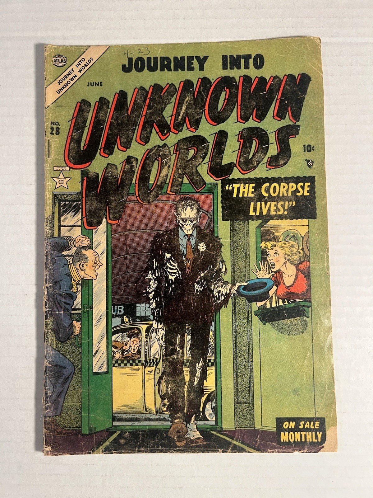 Journey Into Unknown Worlds #28 Atlas Comics 1954 Precode Horror COMPLETE Journey Into Unknown Worlds #28 Atlas Comics 1954 Precode Horror COMPLETE