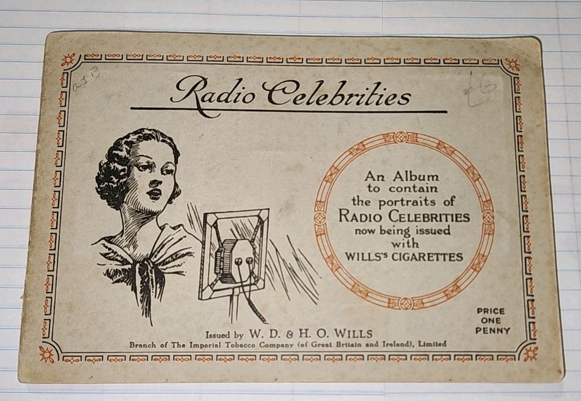 W. D. & H. O. Wills 1930\'s Cigarette Picture Card Album Complete Set Of 50 