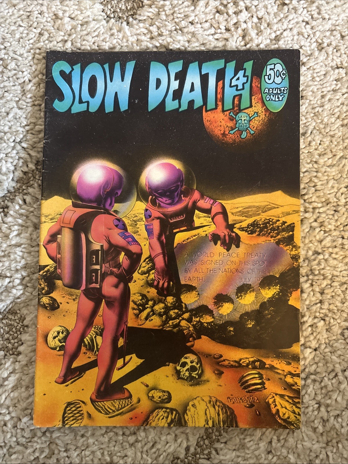 Slow Death #4 (1972) Last Gasp Underground Comix