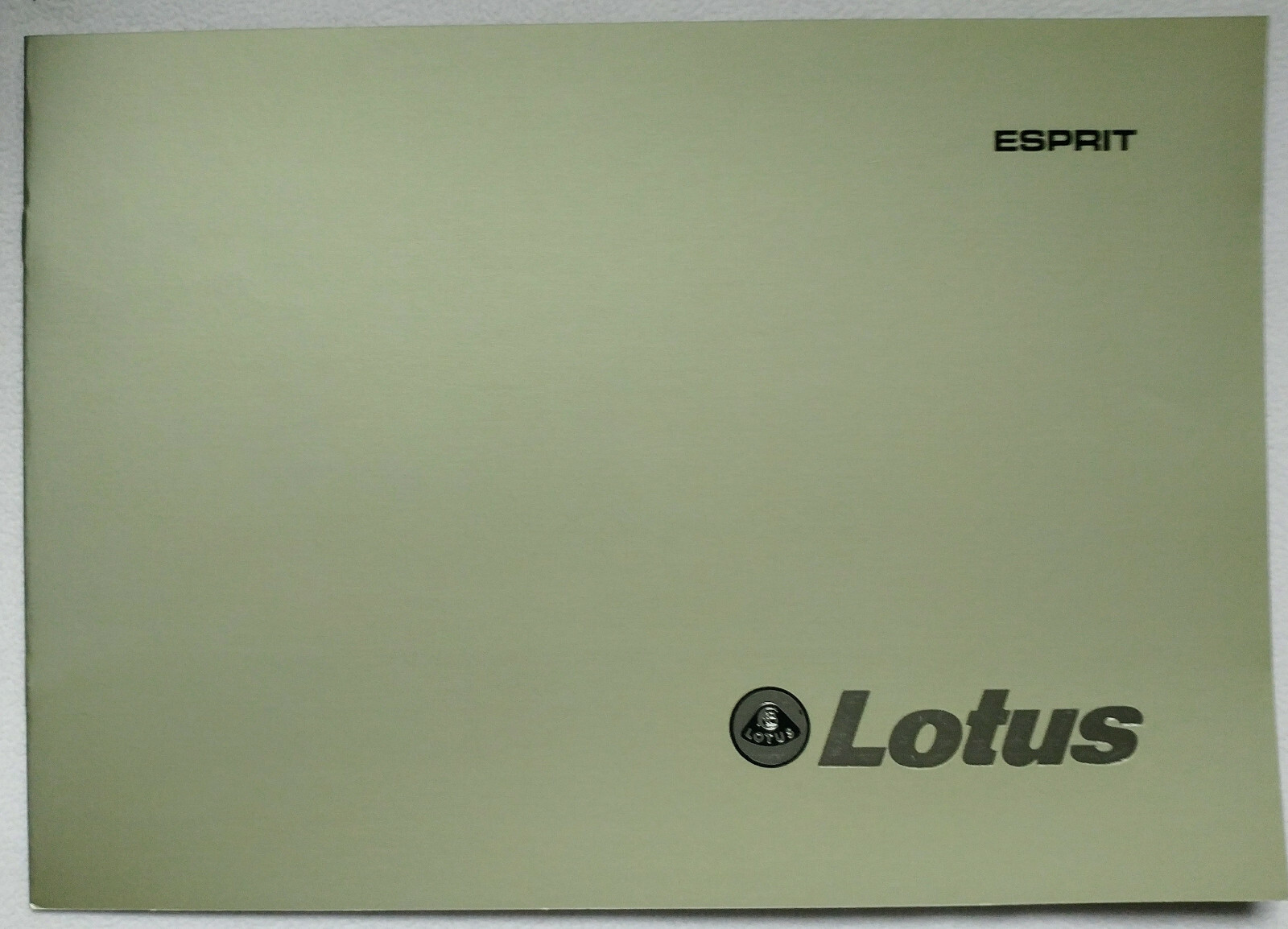 1978 - 1980 Lotus Esprit Series 2 Original Sales Brochure Prospekt Depliant 1978 - 1980 Lotus Esprit Series 2 Original Sales Brochure Prospekt Depliant
