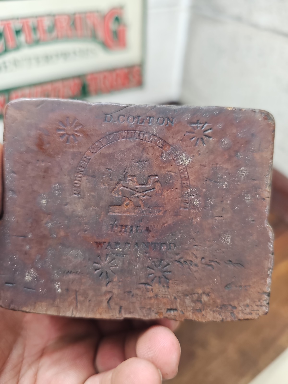 P116- Antique D. Colton PHILA 22\