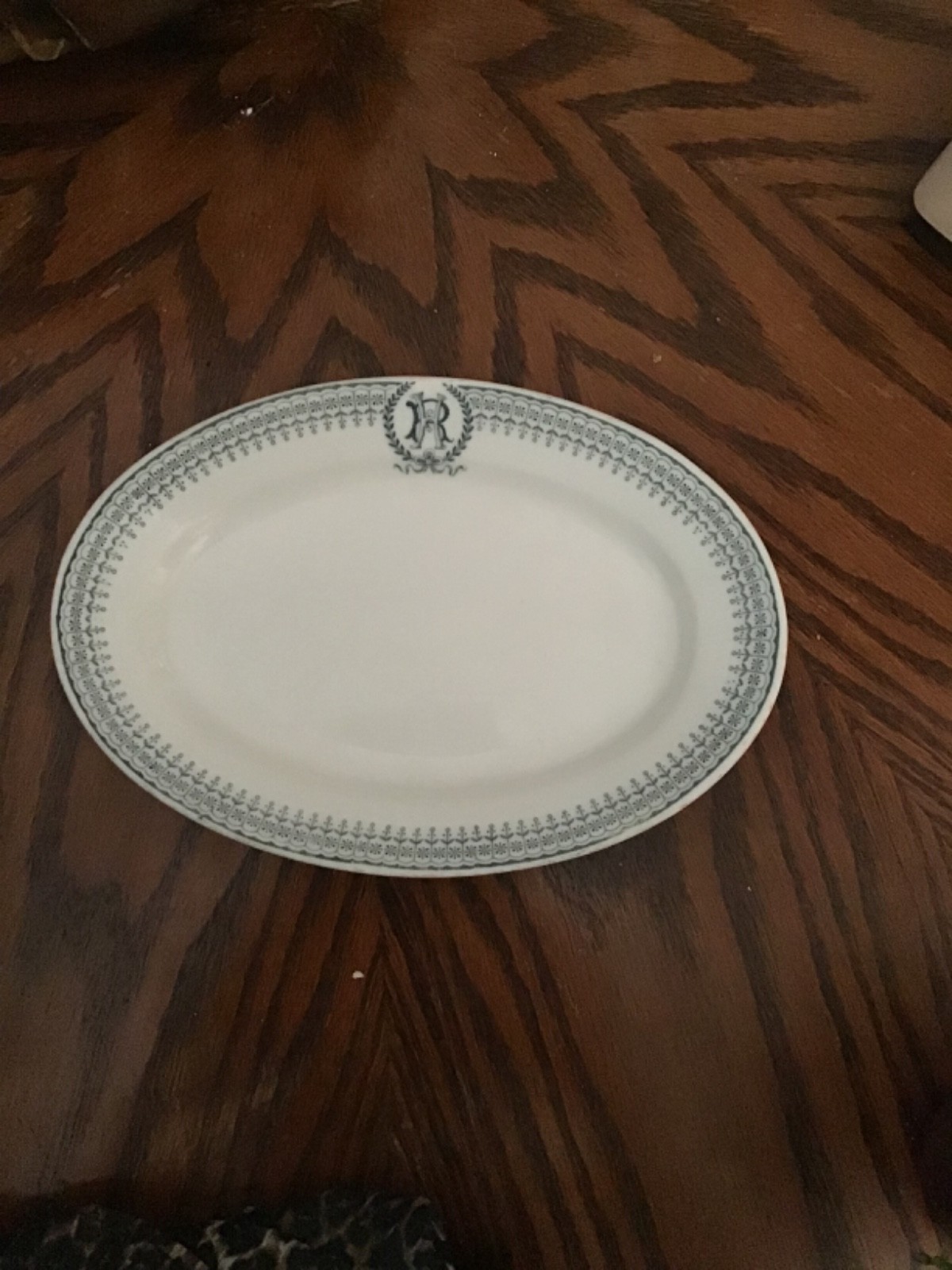 Original 1924 Hotel Roosevelt Celery Dish Maddock Lamberton L Barth Green Floral Original 1924 Hotel Roosevelt Celery Dish Maddock Lamberton L Barth Green Floral