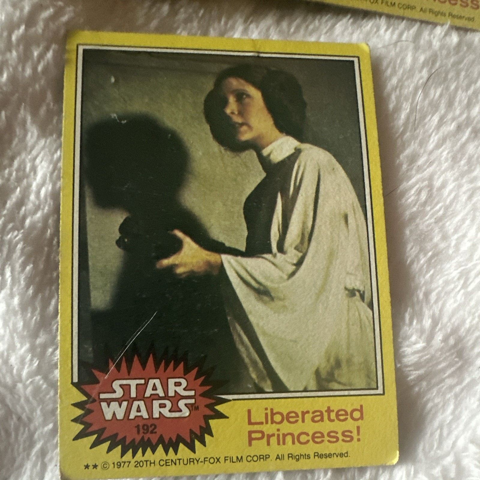 Topps Star Wars 1977 Non-Sport Trading Cards 3-Card Lot #192 Liberated Princess