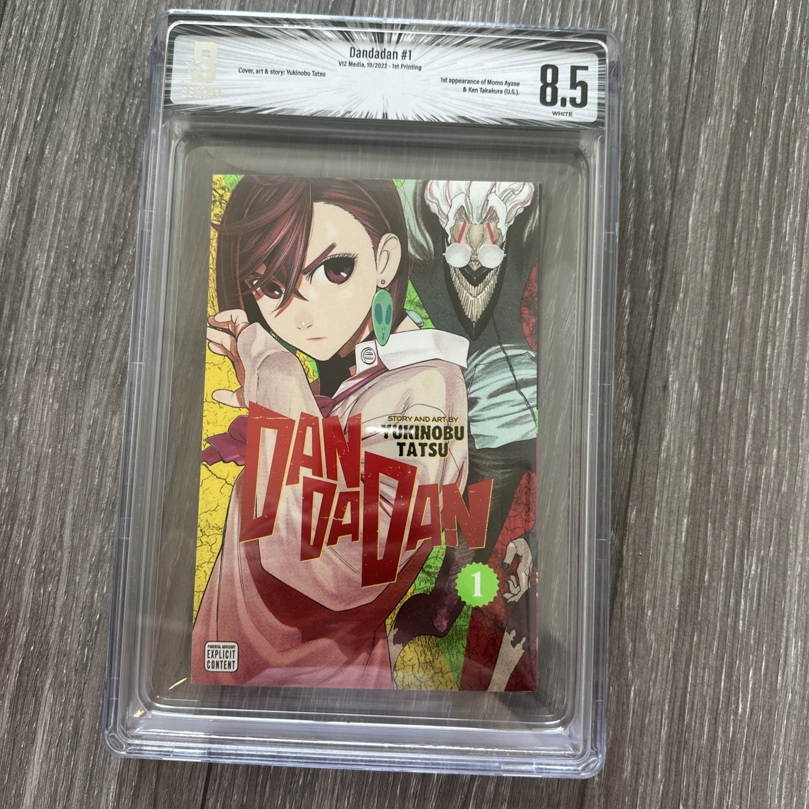 BGS 8.5 Dandadan Vol. 1 1st Print Obi Comics Manga Books 2022 English