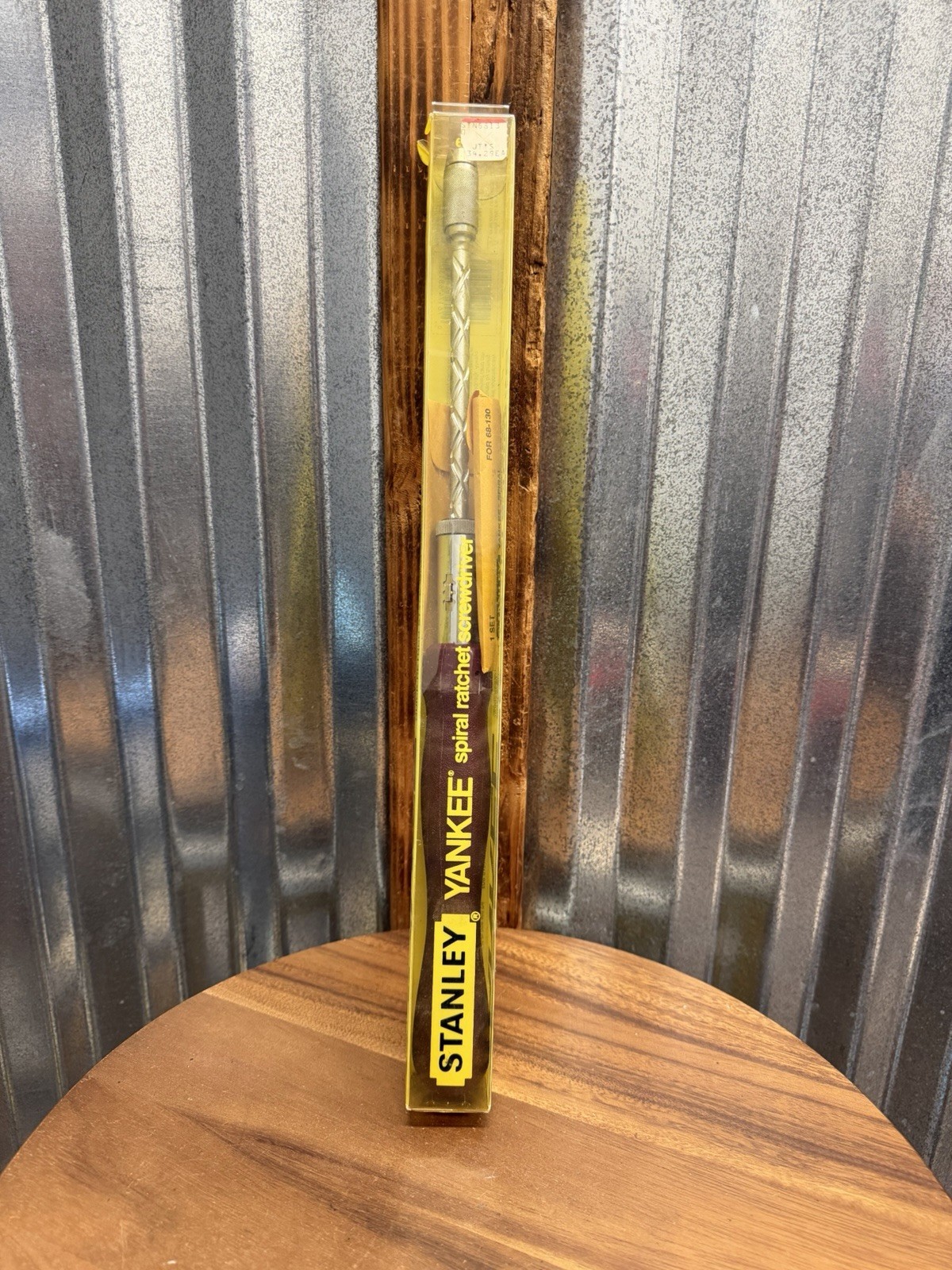 Vintage NOS Stanley Yankee 68-130 Spiral Ratchet Screwdriver Factory Sealed New