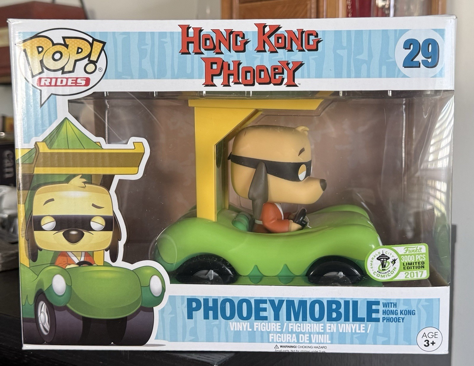 VAULTED Pop Rides: PHOOEYMOBILE#29 Hong Kong Phooey ECCC Exclusive 3000 Pcs.