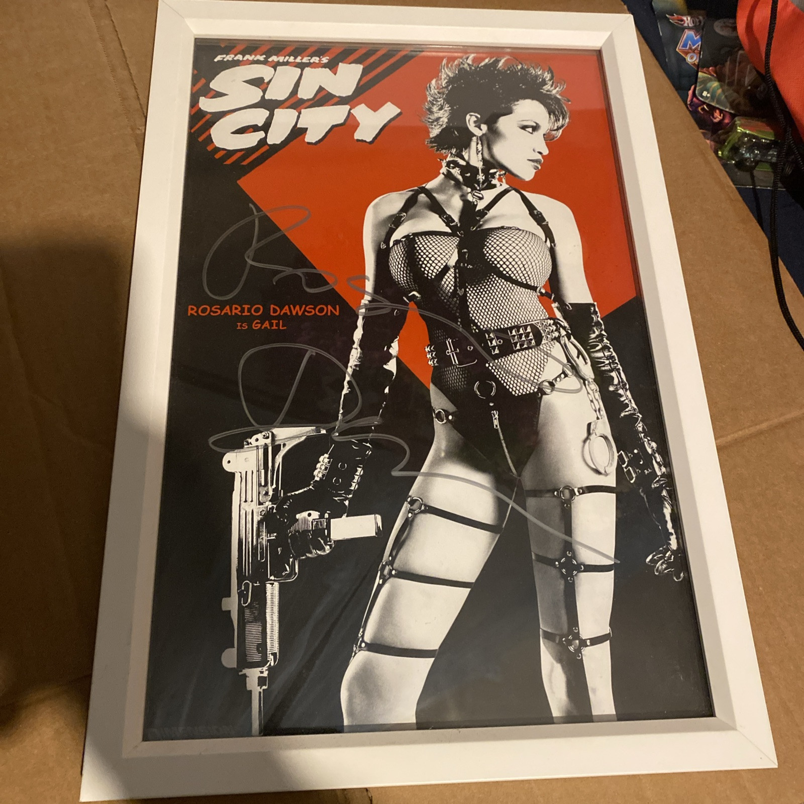 Rosario Dawson Signed Sin City Poster 19” X 12”