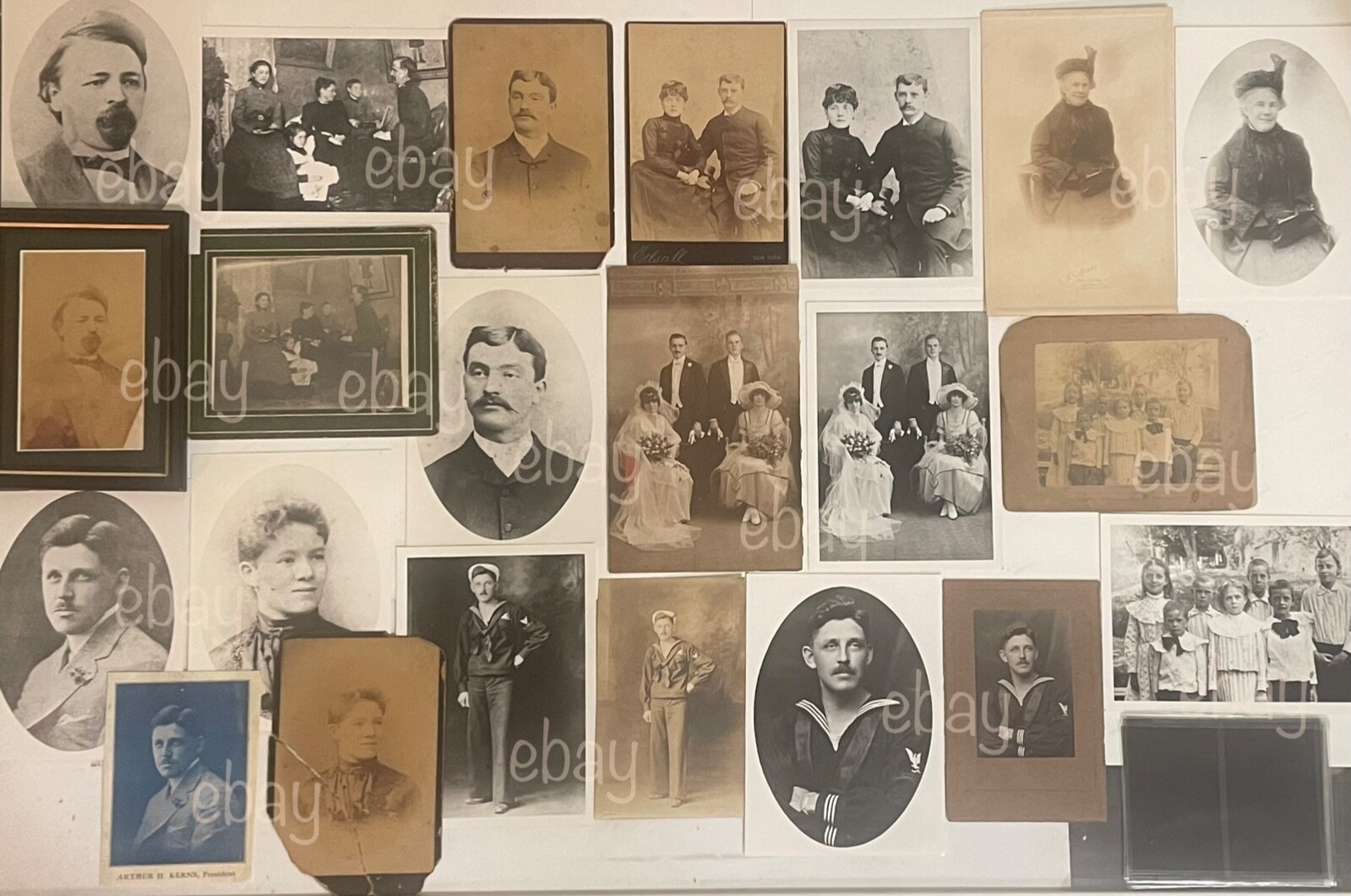 1800s Spanish-American War Rough Riders Photos 10 CDV Cabinet cards + History