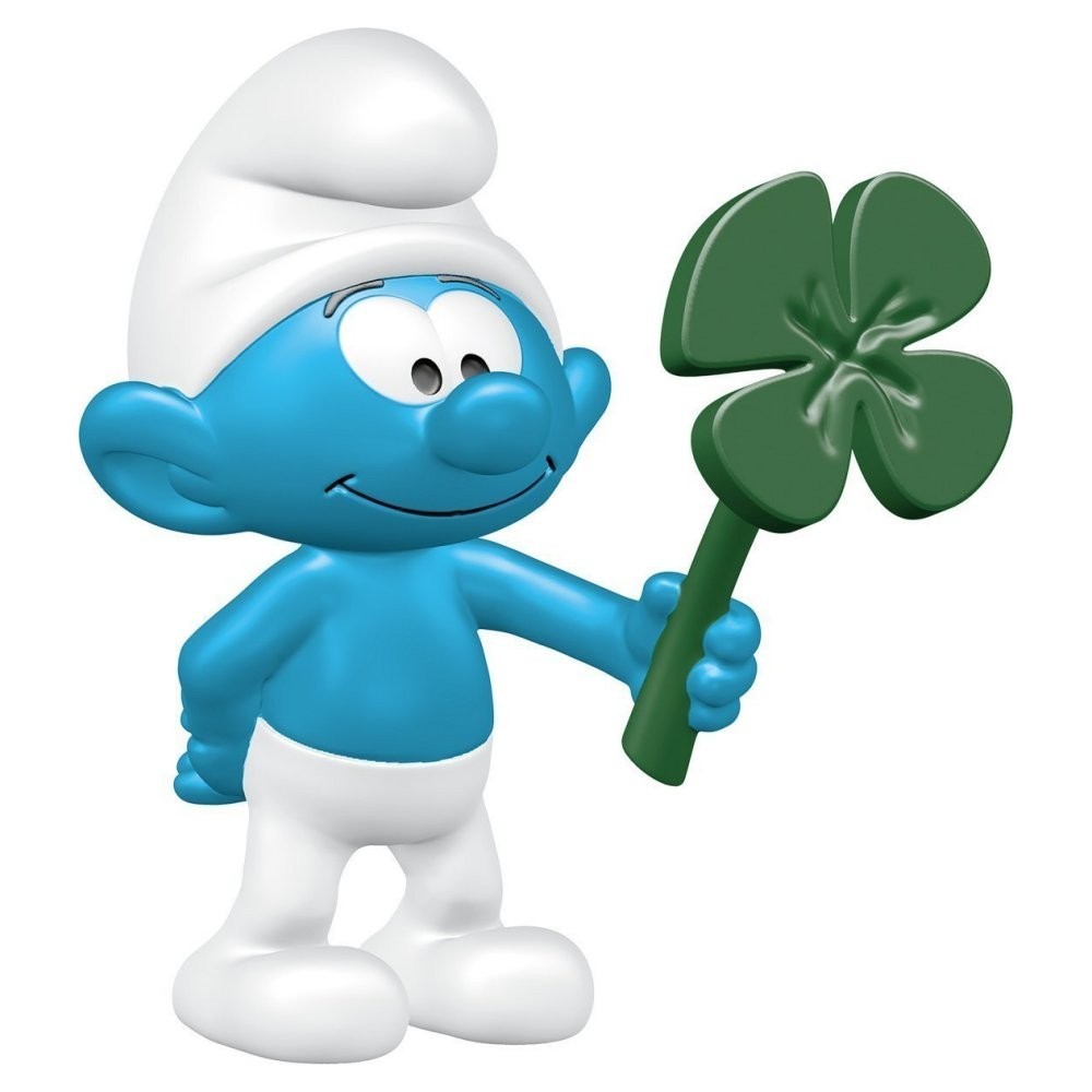NEW 20797 Shamrock Smurf Schleich Smurfs Figurine Puffo Schtroumpf Schlümpf rare