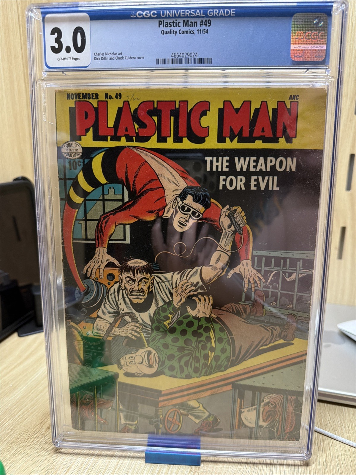Plastic Man #49 (Quality Comics November 1954) Cgc 3.0