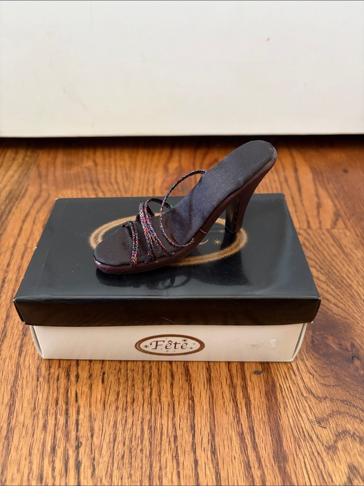 Vintage Y2K Fete collectible shoe figurine (Neon nights)