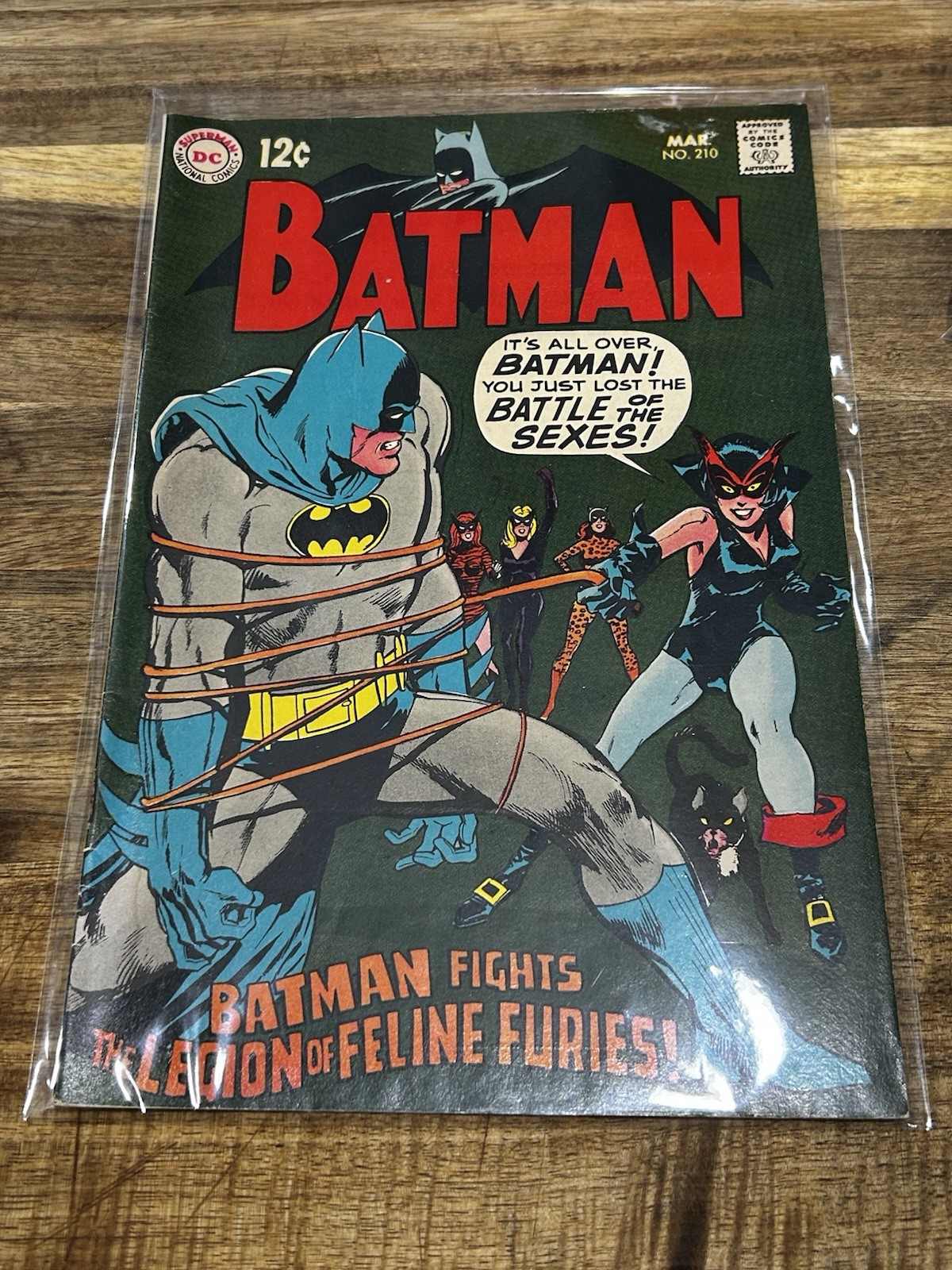Batman #210 (1969, DC) Silver Age - Neal Adams Catwoman Cover - Feline Furies Batman #210 (1969, DC) Silver Age - Neal Adams Catwoman Cover - Feline Furies