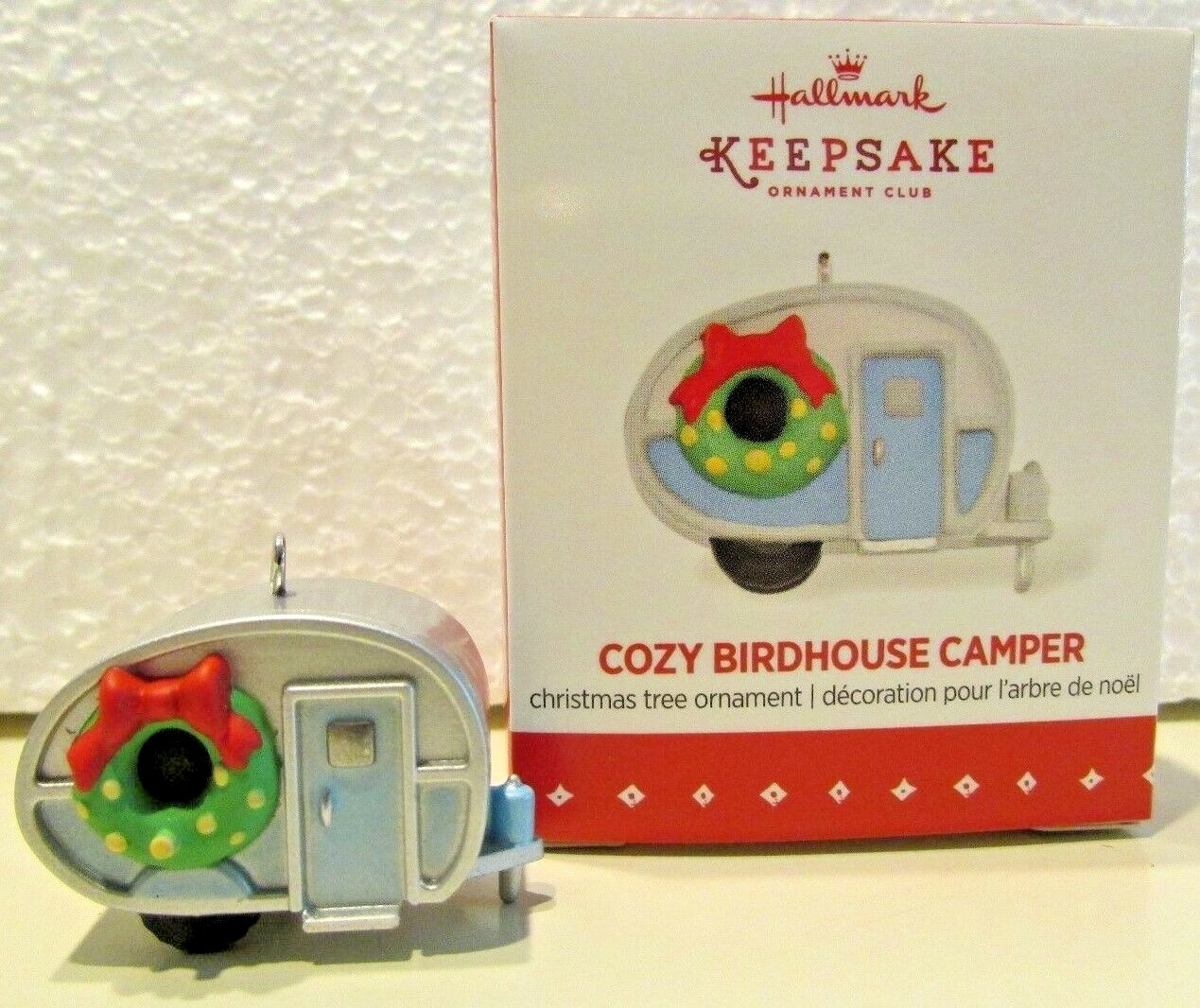 2015 Hallmark REPAINT miniature ornament COZY BIRDHOUSE CAMPER 2015 Hallmark REPAINT miniature ornament COZY BIRDHOUSE CAMPER