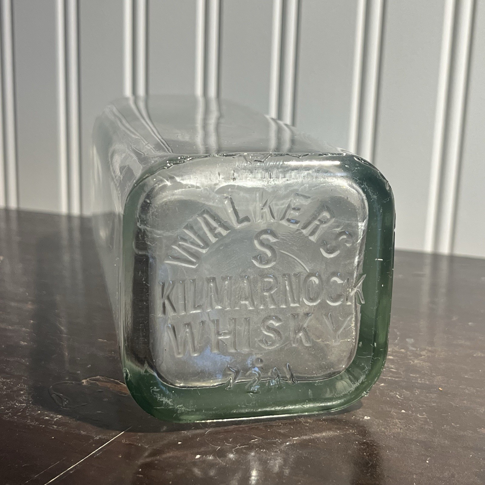 Vintage Walkers Whisky Bottle From Scotland