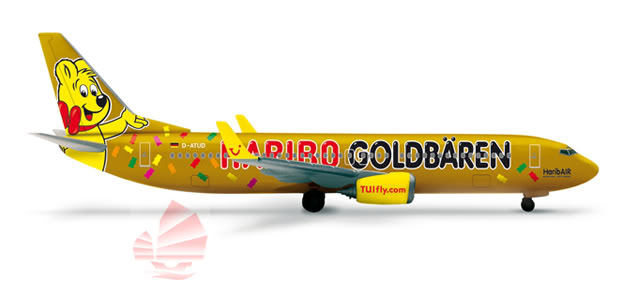 Herpa Germany TUIfly.com B 737 1:500 Diecast Commercial Plane Model 517300