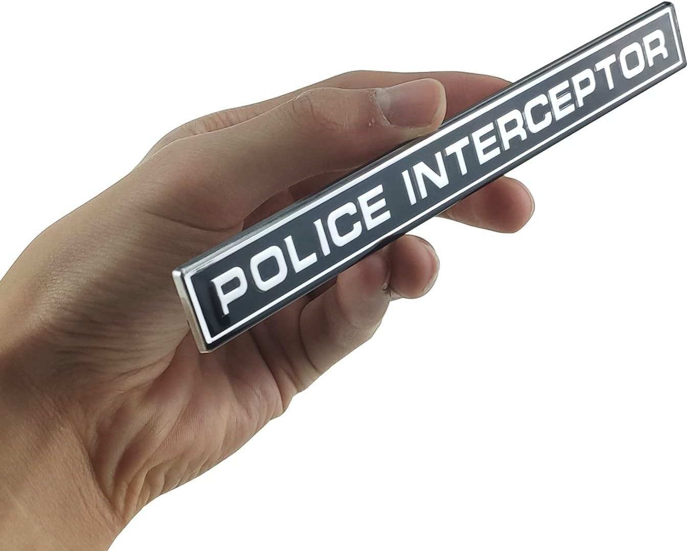 Fits for Crown Victoria 1Pc Police Interceptor Emblem 3D Badge Decal Sticker (Bl Fits for Crown Victoria 1Pc Police Interceptor Emblem 3D Badge Decal Sticker (Bl