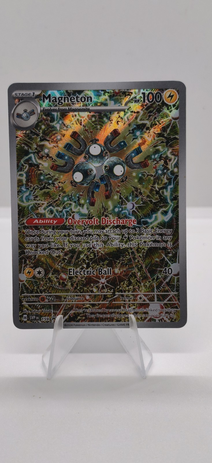 Magneton 159 Sv: Scarlet & Violet Promo Cards Holo Full Art