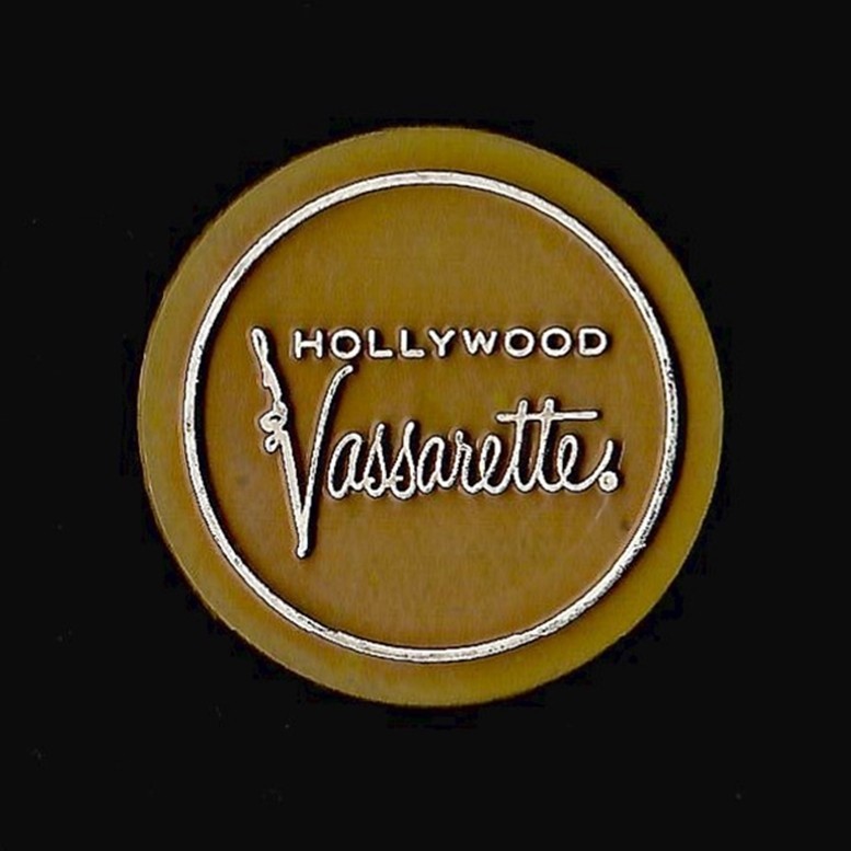 Hollywood Vassarette Bras Vtg Rubber Flexible Fridge Magnet Advertising CA \'70s