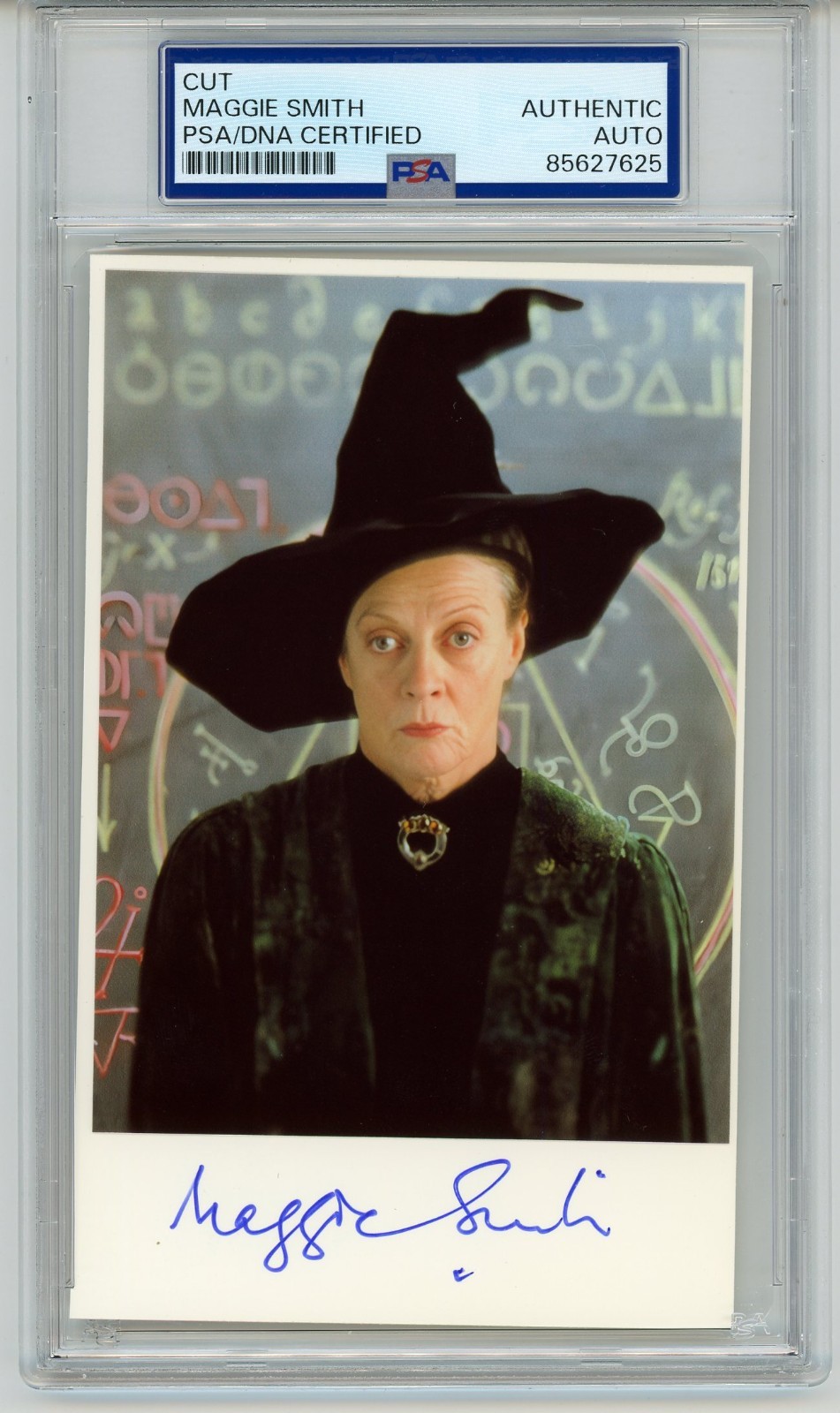 Maggie Smith ~ Signed Autographed Minerva McGonagall Harry Potter ~ PSA DNA