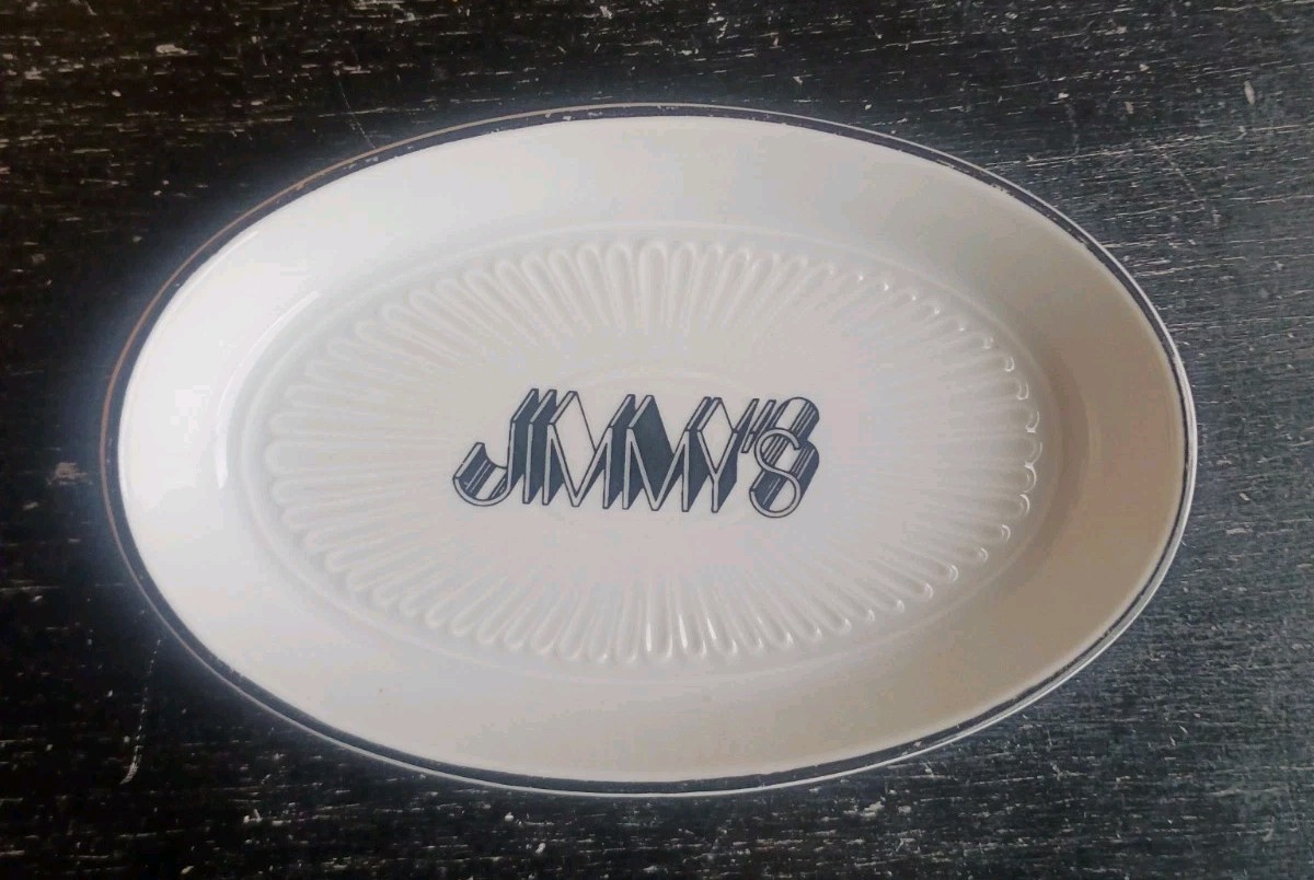 Jimmy\'s Restaurant Beverly Hills Porcelain Catchall Ashtray Dish 5.5\