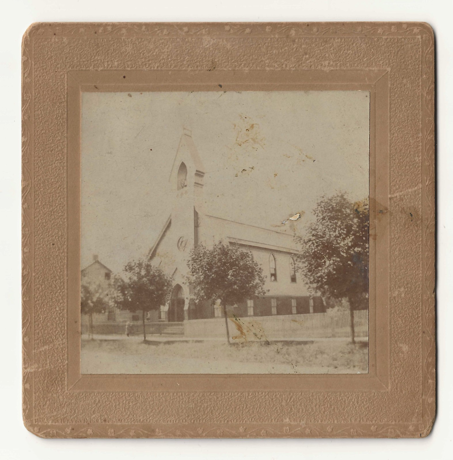 1890s Chapman Quarries United Methodist Church, Pennsylvania cabinet photo