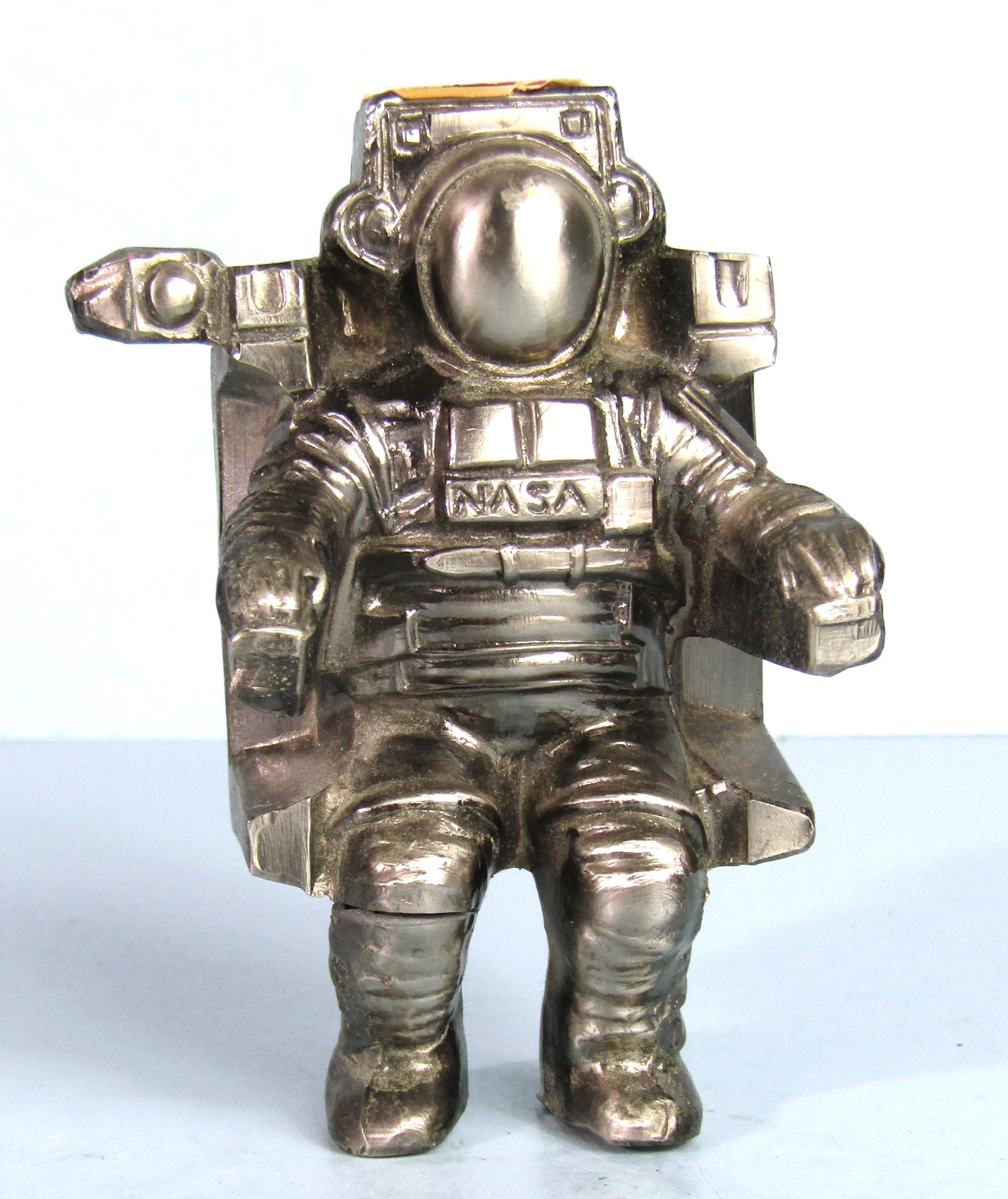 NASA ASTRONAUT Vintage 1970s Figural Metal Table Lighter Comoy\'s of London