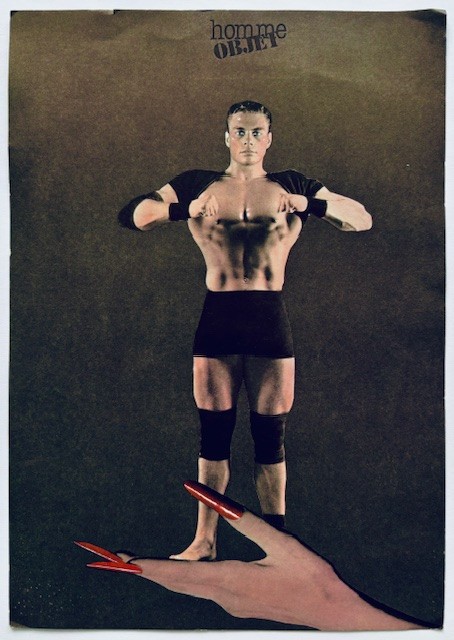 JEAN PAUL GAULTIER: men\'s fashion show invitation S/E 84 - cover JEAN CLAUDE VANDAMME JEAN PAUL GAULTIER: men\'s fashion show invitation S/E 84 - cover JEAN CLAUDE VANDAMME