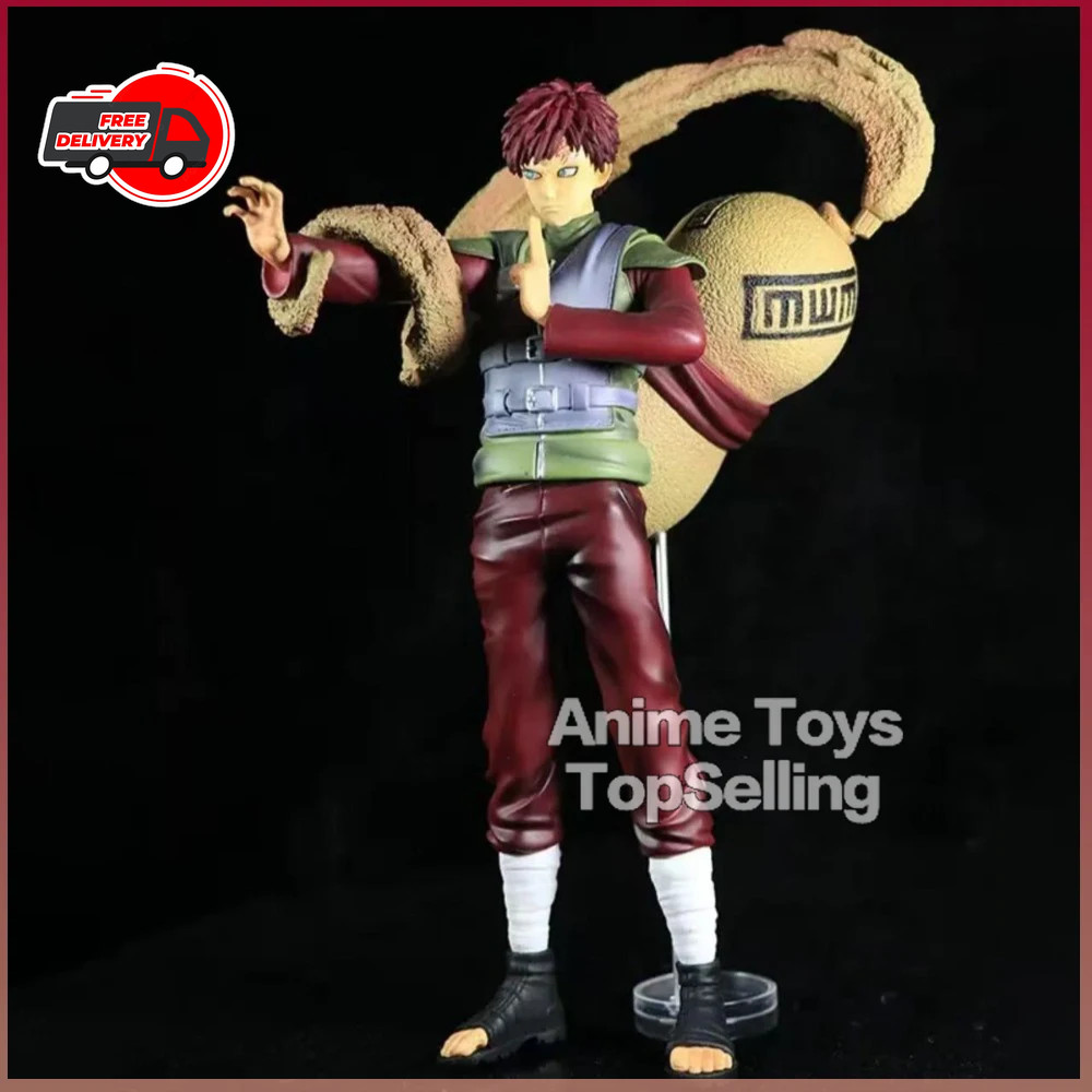 New 25cm Anime Figure Gaara Action Figures PVC Statue Collection Model Toy Gifts