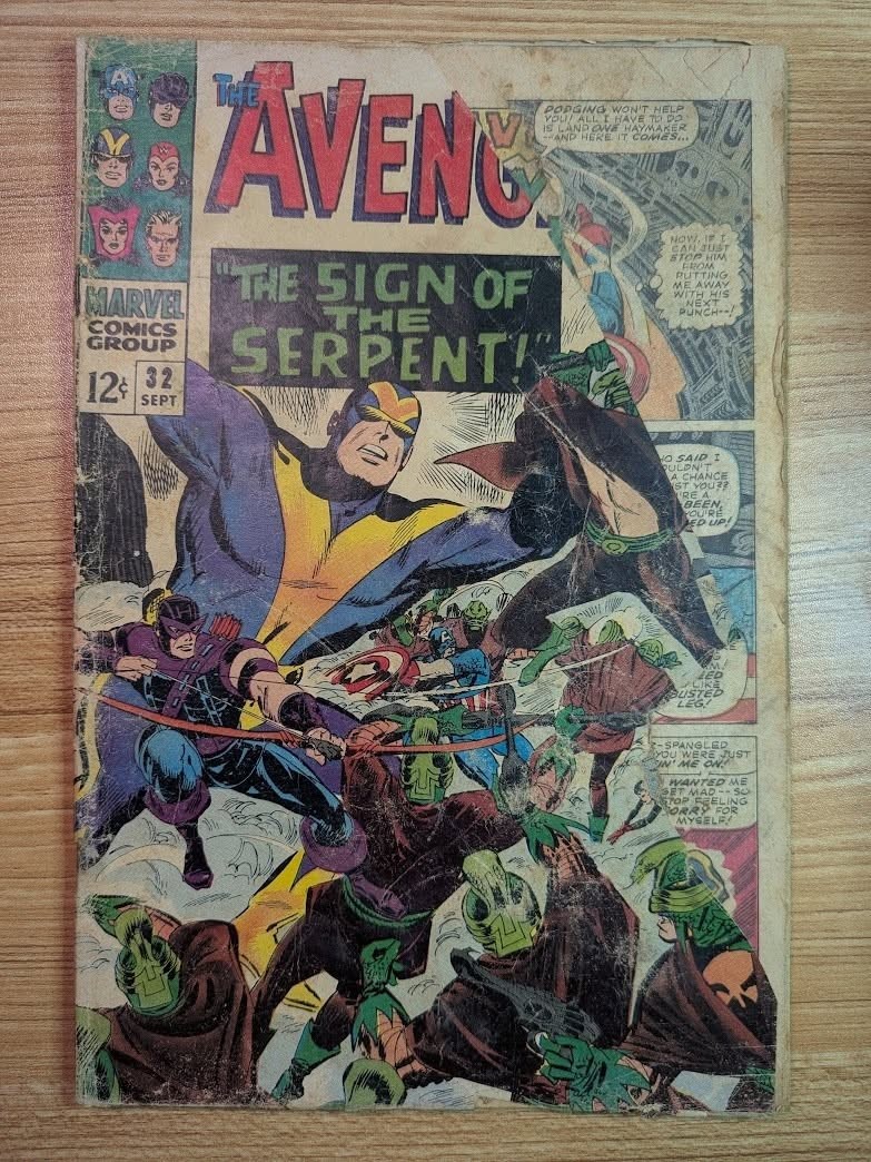Avengers #32 Marvel 1966 (Fa) | 1st Bill Foster | 1st Sons of the Serpent team