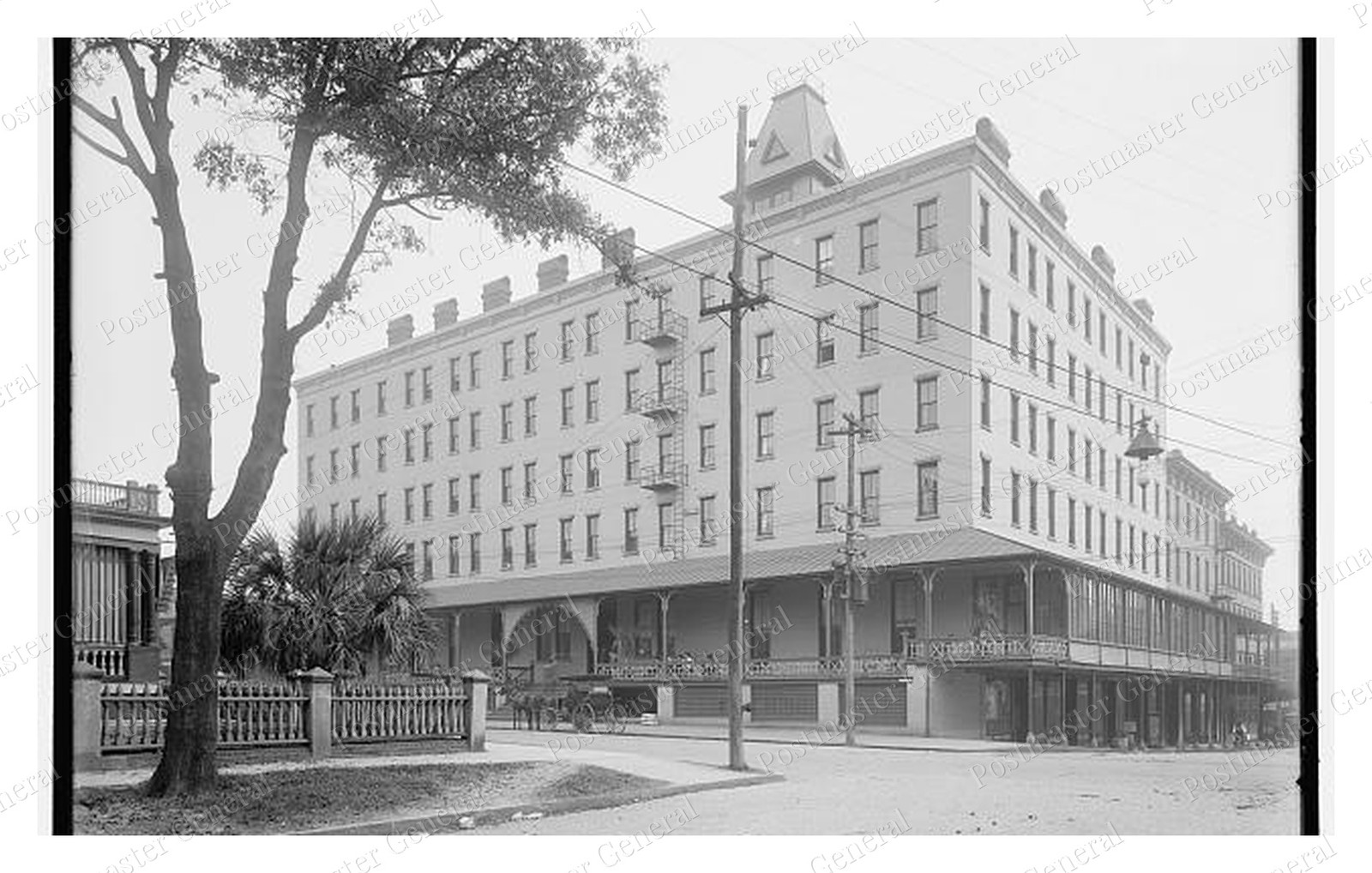 Jacksonville Florida Hotel Aragon Standard Postcard COPY RPPC