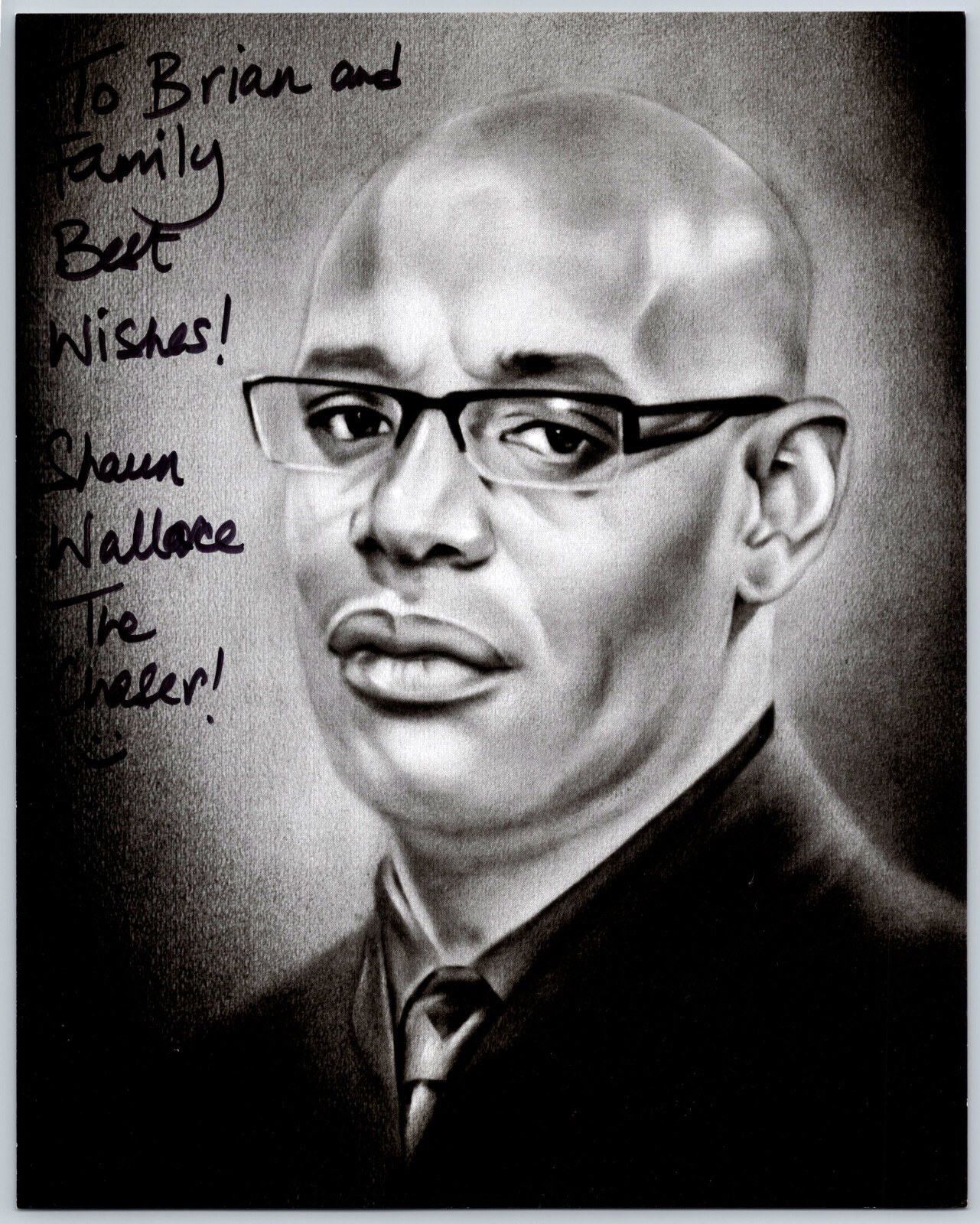 Shaun Wallace Hand Signed 8 x 10 Inch Photo - English Barrister & TV Personality