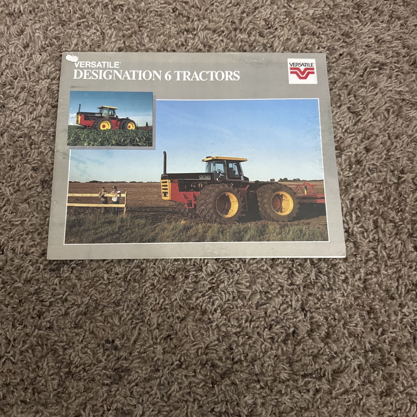 Versatile Designation 6 4WD tractor original sales brochure #BR-D6103-84