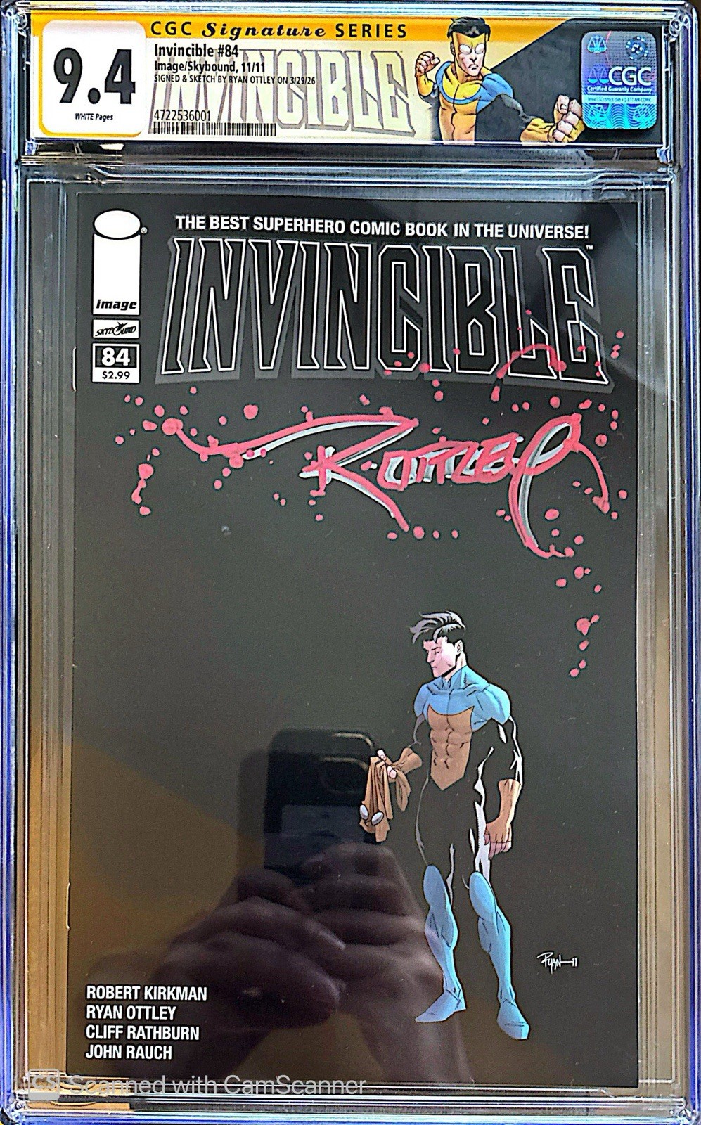 Image Comics Invincible #84 CGC 9.4 Signed by Ryan Ottley First Printing