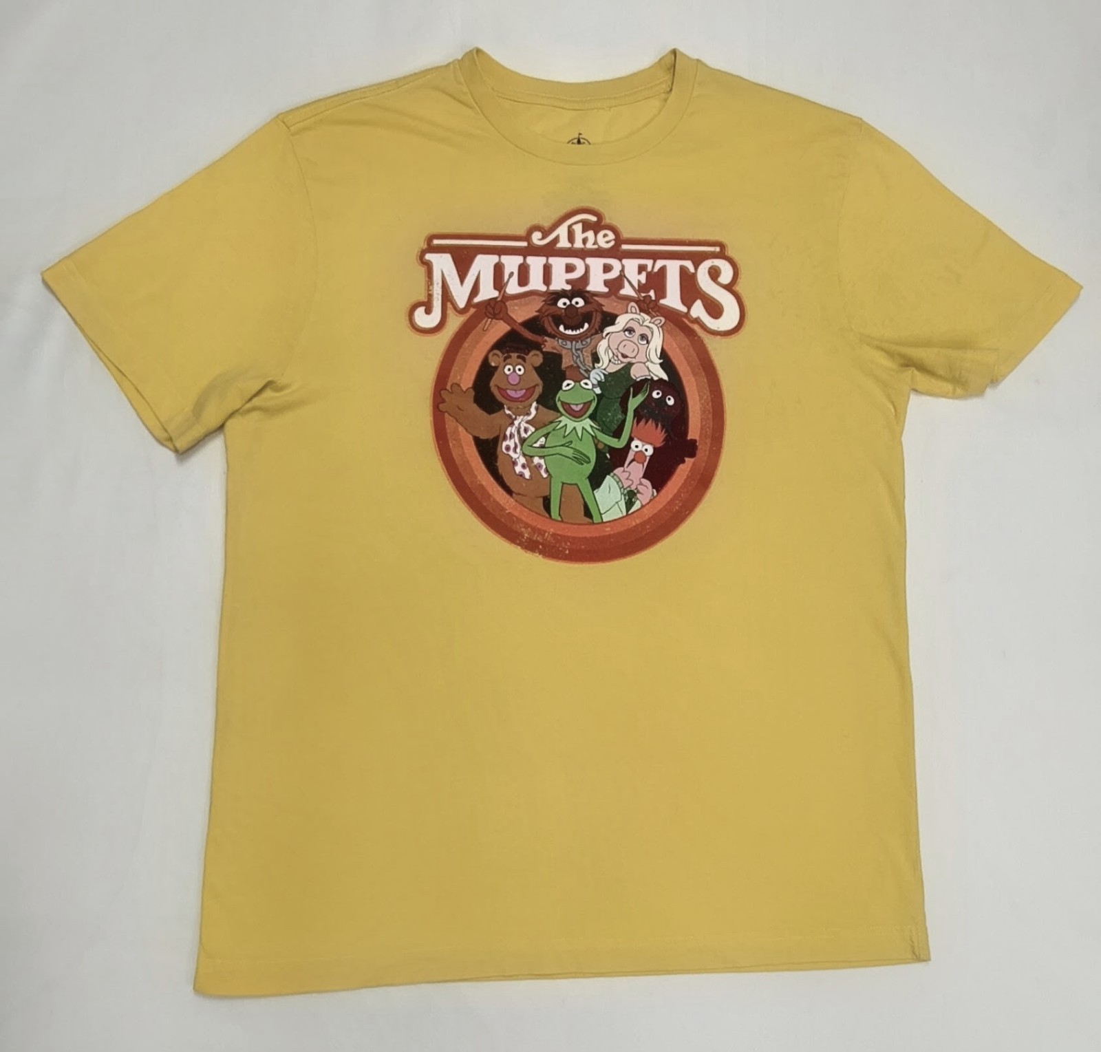 Muppets TShirt Disney Yellow Kermit Fozzy Animal Ms Piggy Beaker Ralph