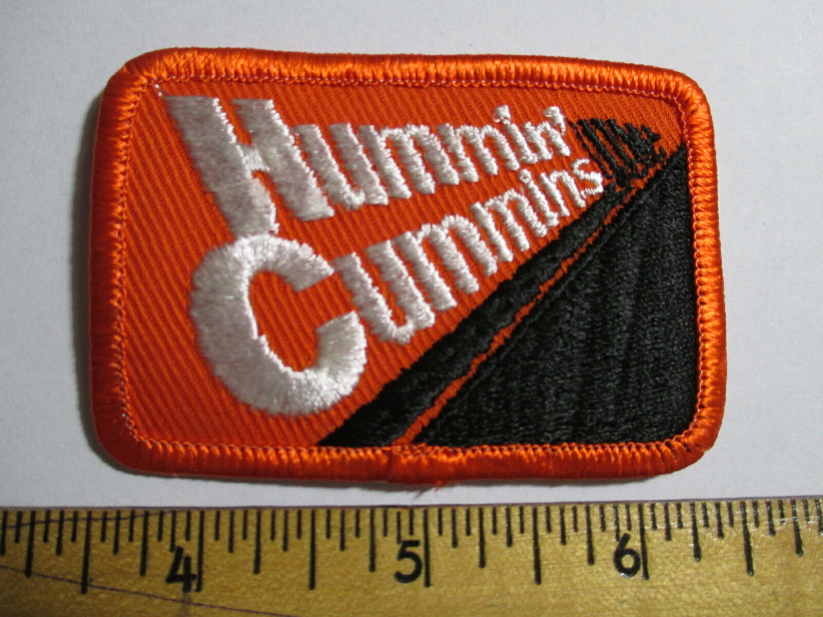 Hummin Cummins Patch Diesel Engine Racing Trucks Military Vintage NOS 80\'s 