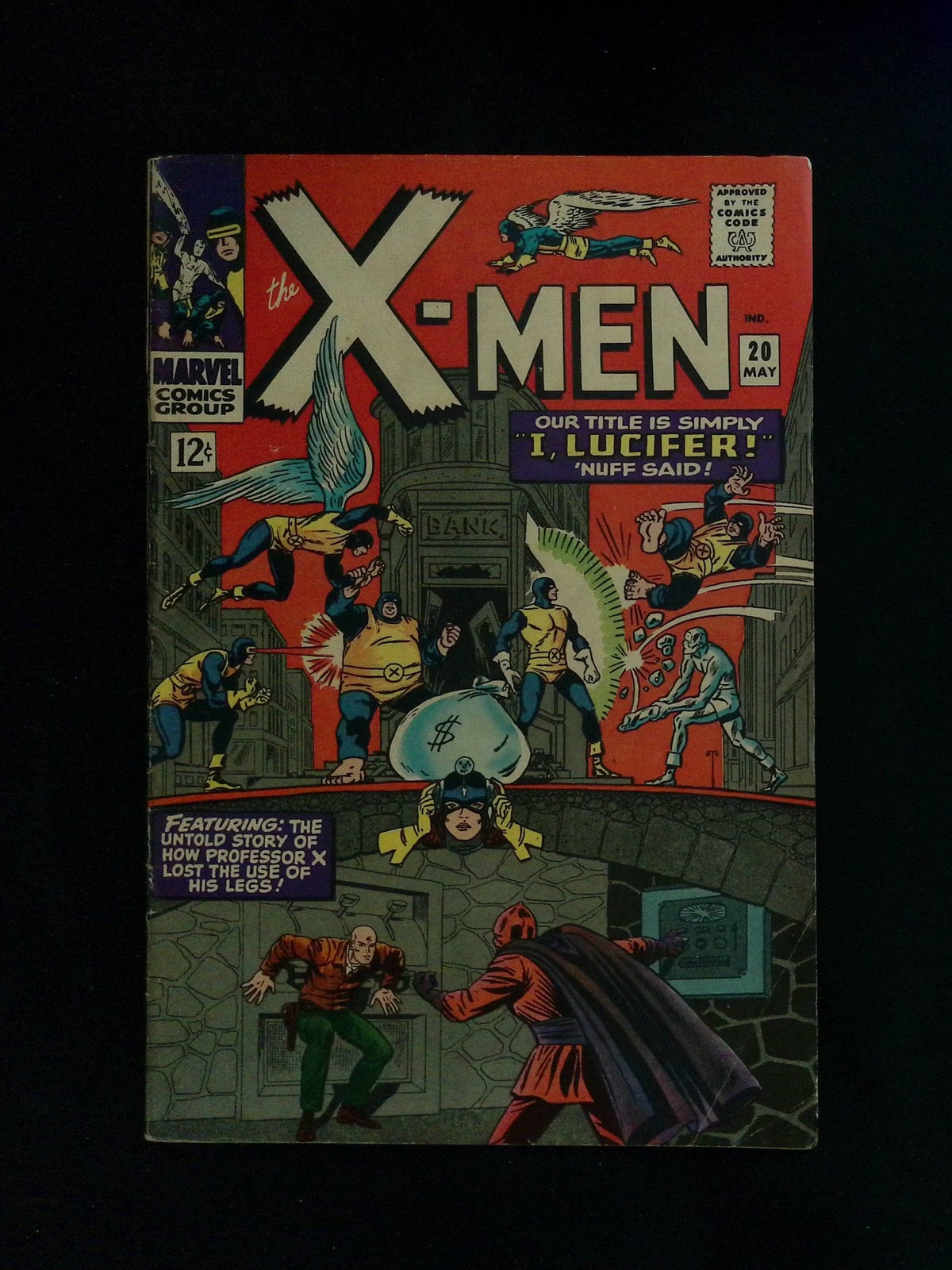 1966 X-Men 20 Origin Professor X legs Marvel