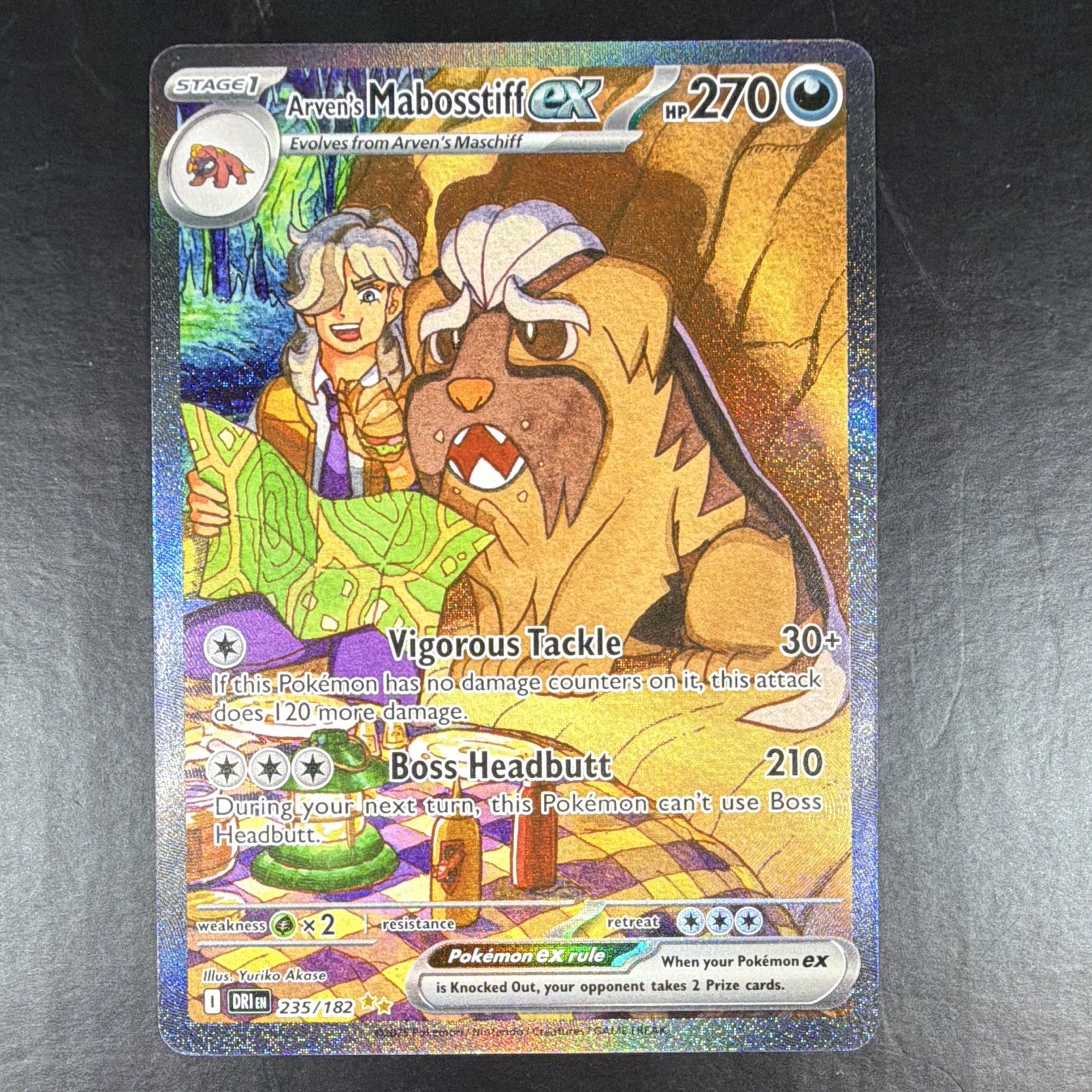Arven's Mabosstiff EX 235/182 Sv10: Destined Rivals Holo S.I.R