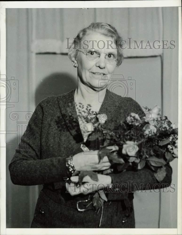 1936 Press Photo Mrs. Jessie Lipsey, fiancee of Governor Frank Merriam