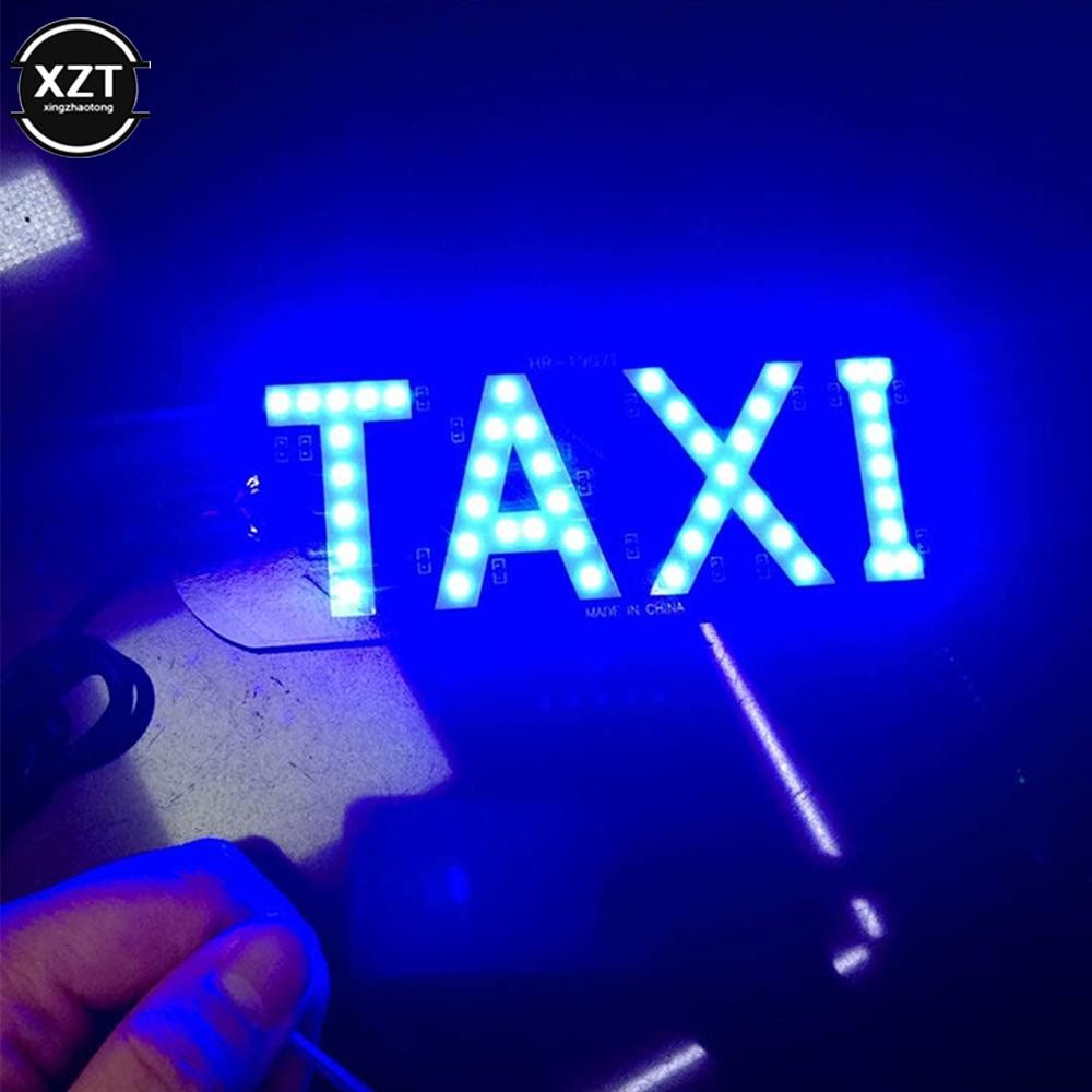 Car Taxi Cab Indicator Lamp Windscreen Sign Windshield LED Light Lamp USB Cable