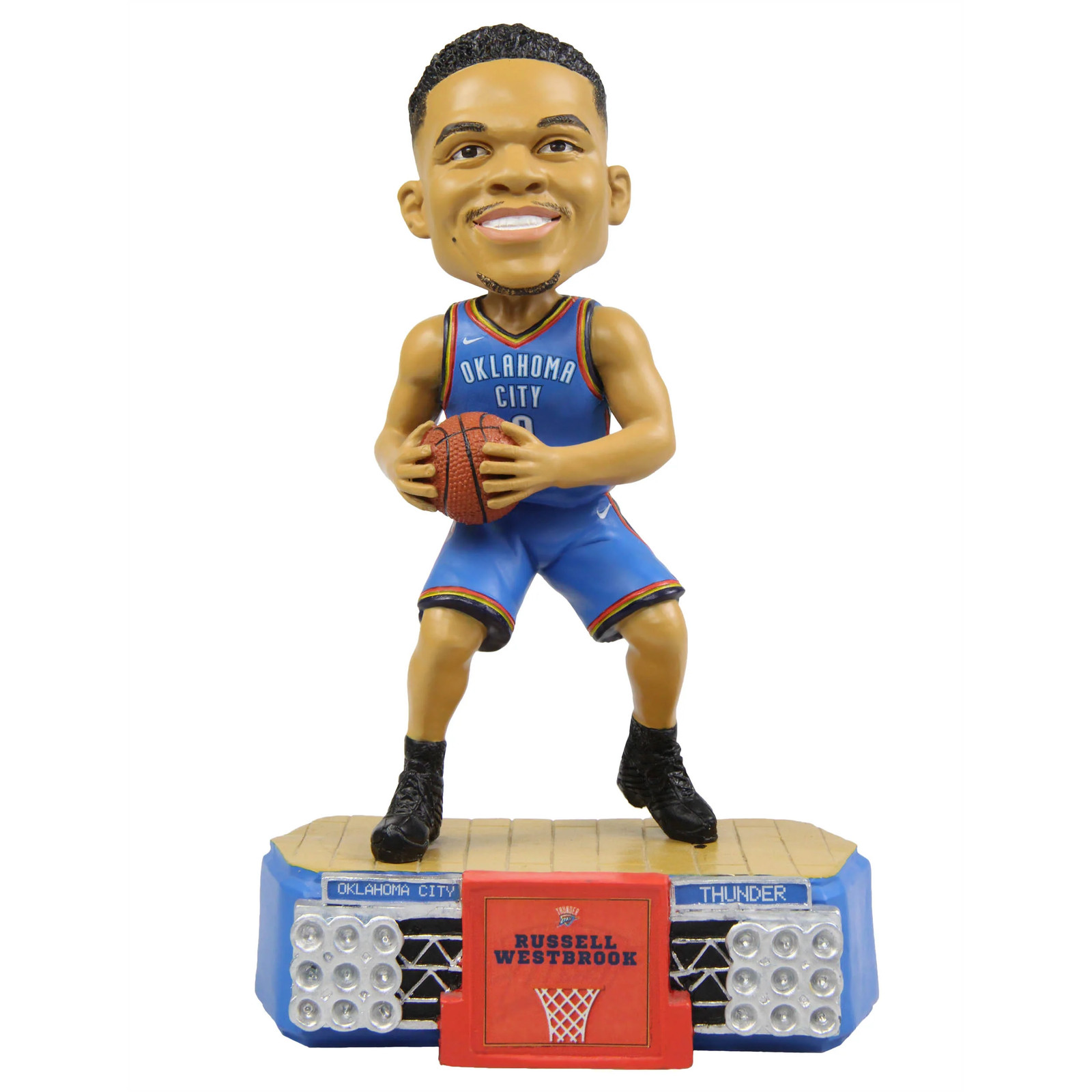 Russell Westbrook Oklahoma City Thunder Stadium Lights Bobblehead NBA