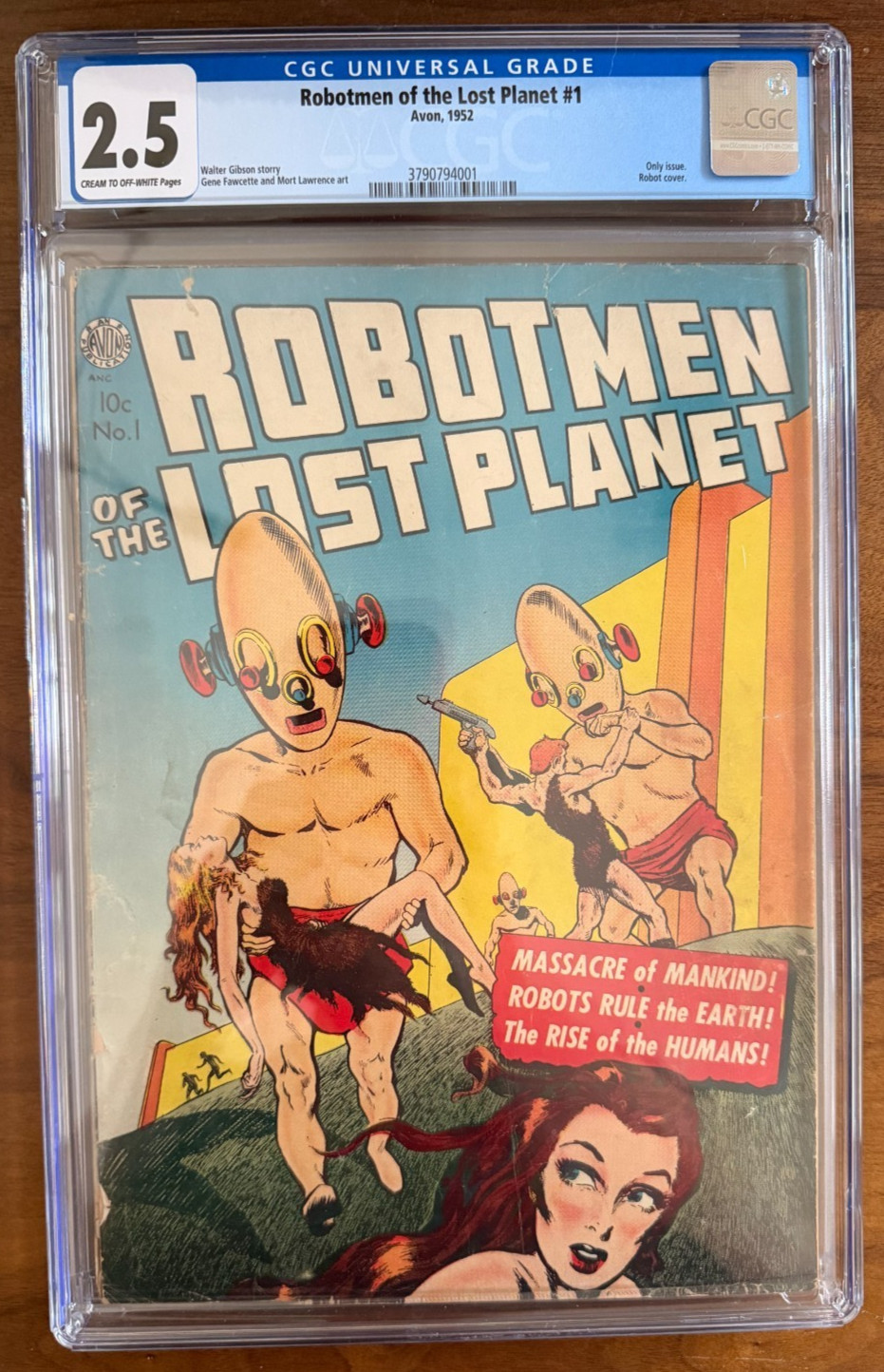 Robotmen of the Lost Planet #1 - CGC 2.5 (Avon, 1952) - First and Only Issue Robotmen of the Lost Planet #1 - CGC 2.5 (Avon, 1952) - First and Only Issue